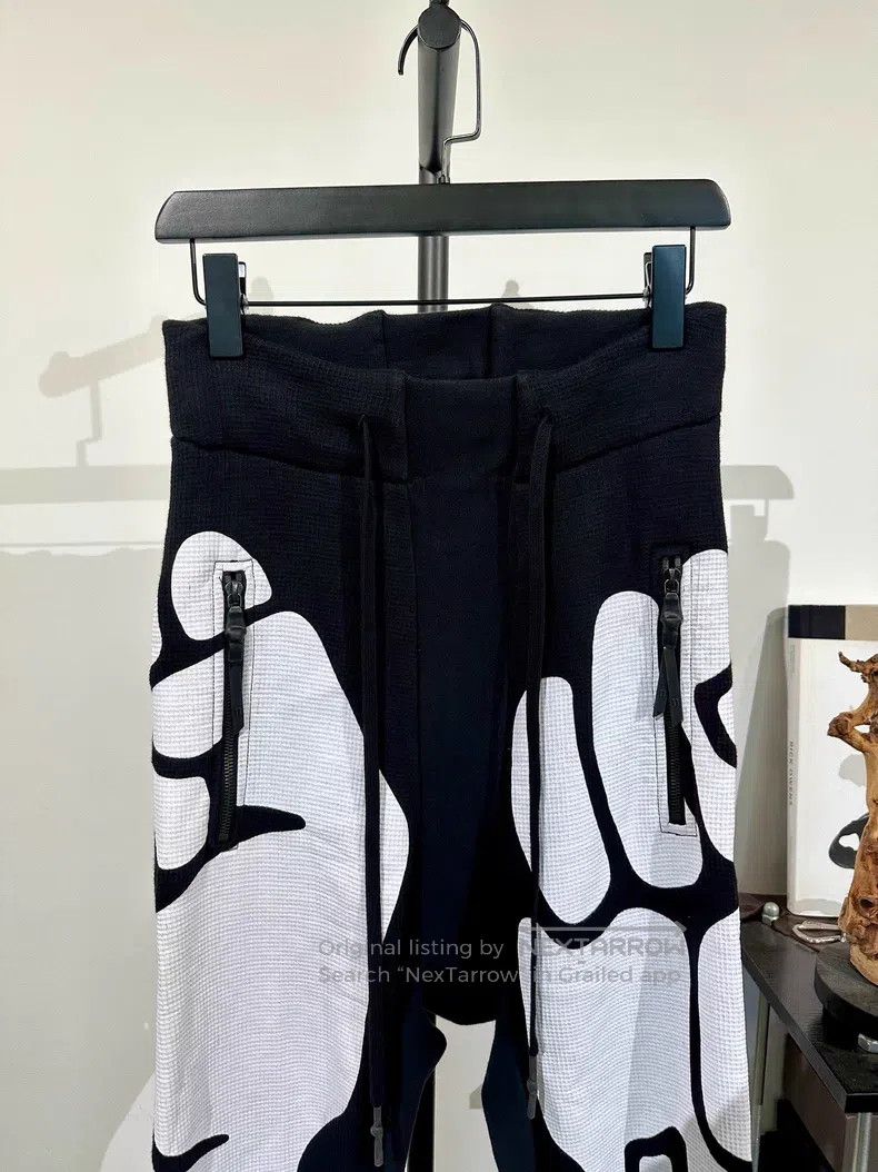 Boris Bidjan Saberi Boris Bidjan Saberi Size S P13 printed jogger pants| Size US 28 / EU 44 - 4 Thumbnail