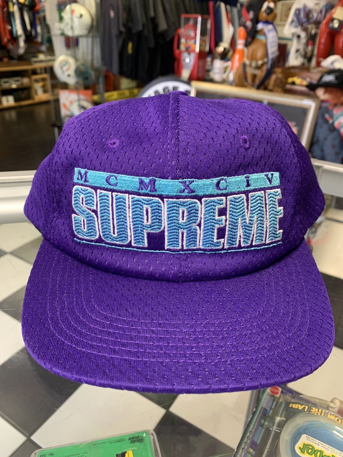 Supreme SS18 New Season Panel Mesh Hat