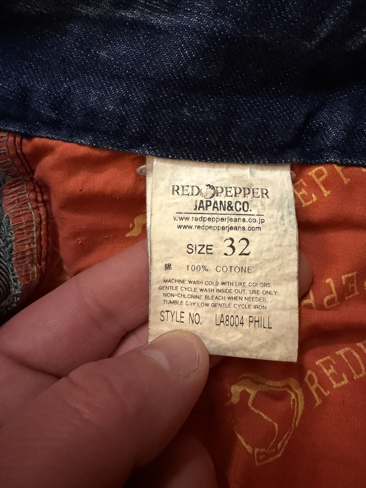 Other DENIM JEANS RED PEPPER Jeans Vintage Denim "INDIAN" Size 32 Size US 32 / EU 48 - 16 Thumbnail