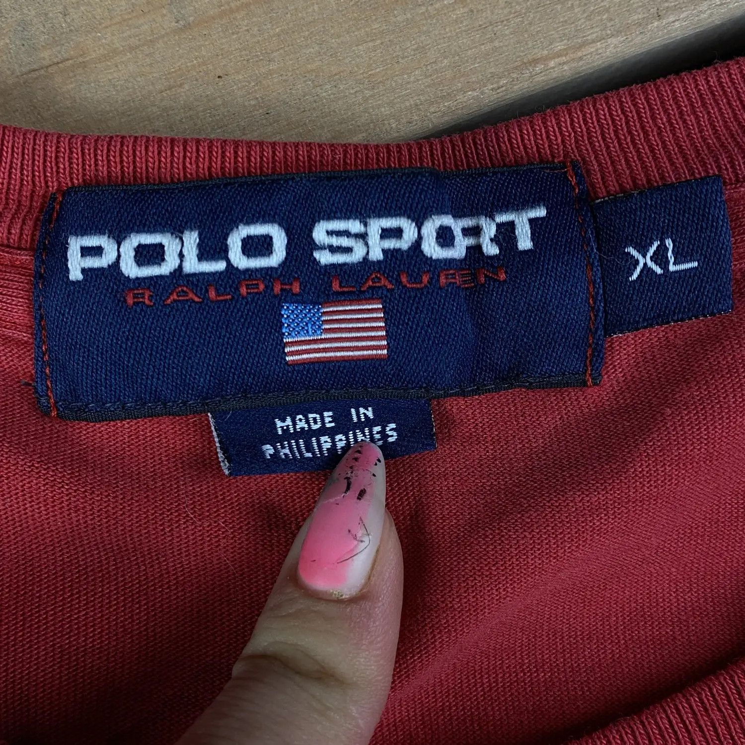 Polo Ralph Lauren Mens T-Shirt Polo Sport Ralph Lauren Vintage Size XL Size US XL / EU 56 / 4 - 9 Thumbnail