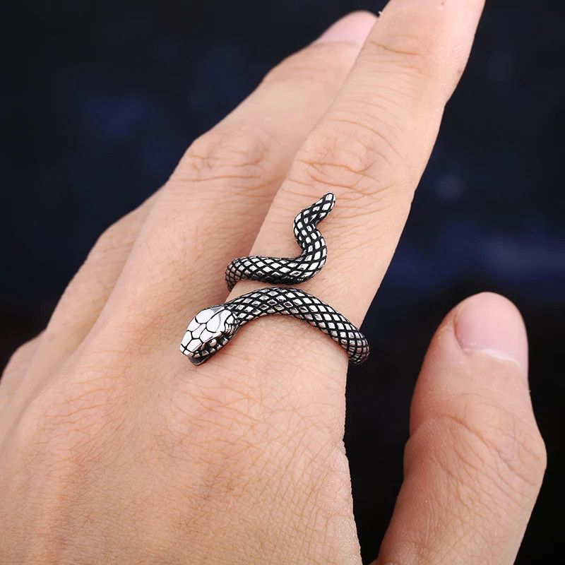 Japanese Brand × Jewelry × Vintage 3D Snake Ring Size ONE SIZE - 5 Thumbnail
