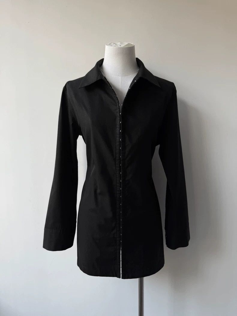 Yohji Yamamoto Yohji Yamamoto Yohji Yamamoto Hook Closure Shirt Jacket Size US M / EU 48-50 / 2 - 1 Thumbnail