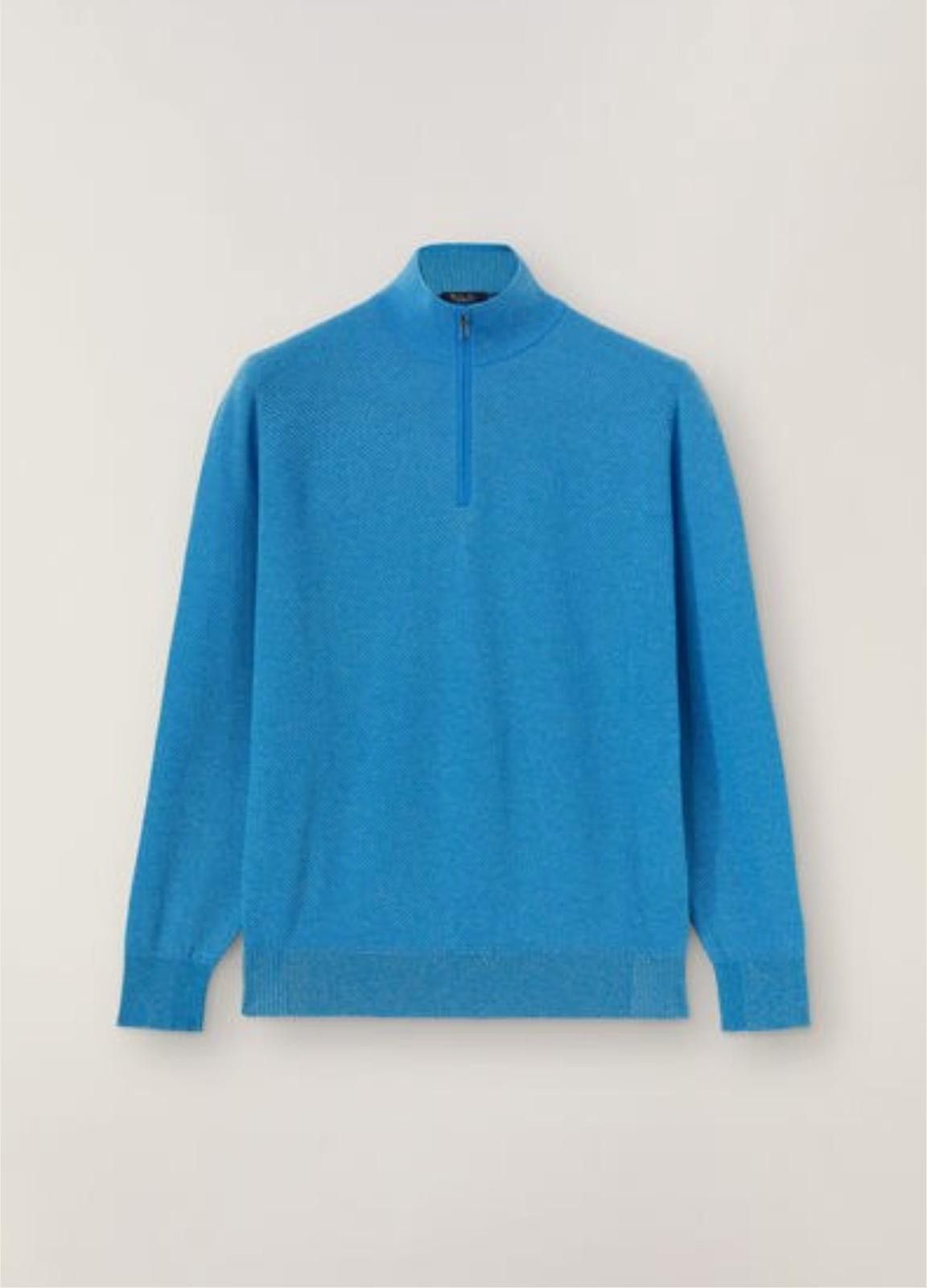Loro Piana o1w1db10724 Mezzocollo Sweater in Green Size US S / EU 44-46 / 1 - 1 Thumbnail