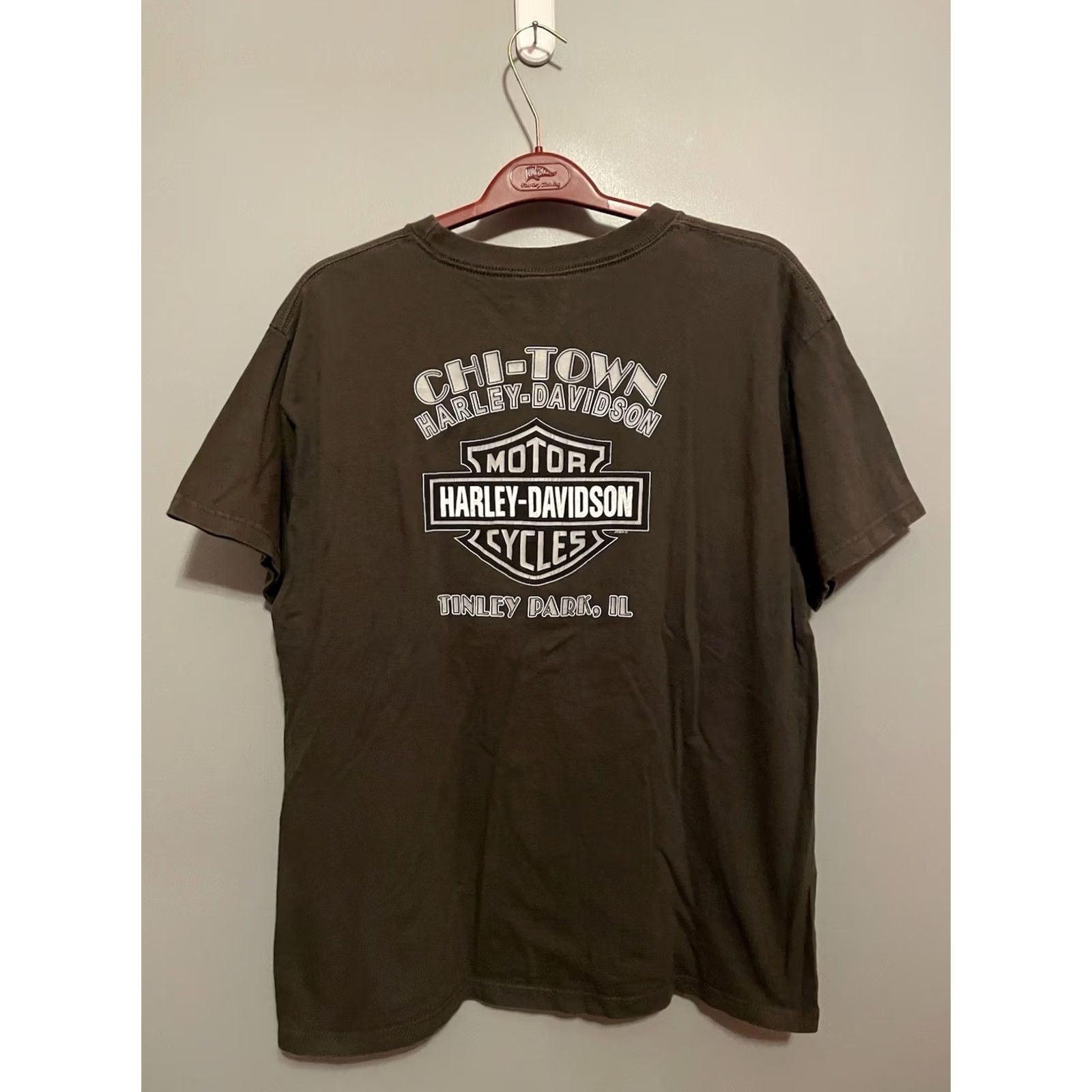Harley Davidson Harley Davidson Vintage Shirt - Chicago XL Green - 2002 Size US XL / EU 56 / 4 - 6 Thumbnail