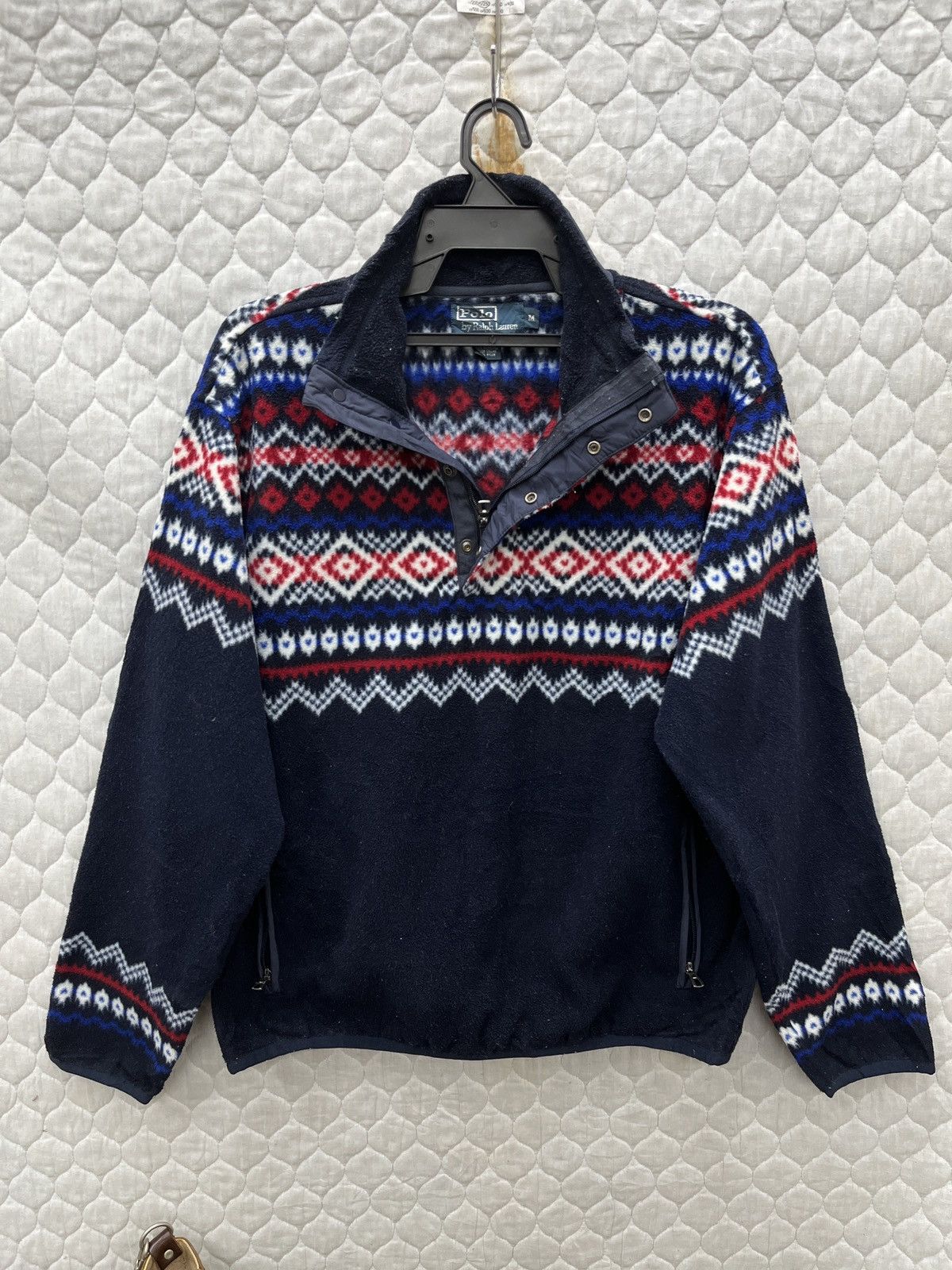 Polo Ralph Lauren 🔥🔥🔥STEALS POLO RALPH LAUREN HALF ZIPPER PULLOVER Size US M / EU 48-50 / 2 - 1 Thumbnail