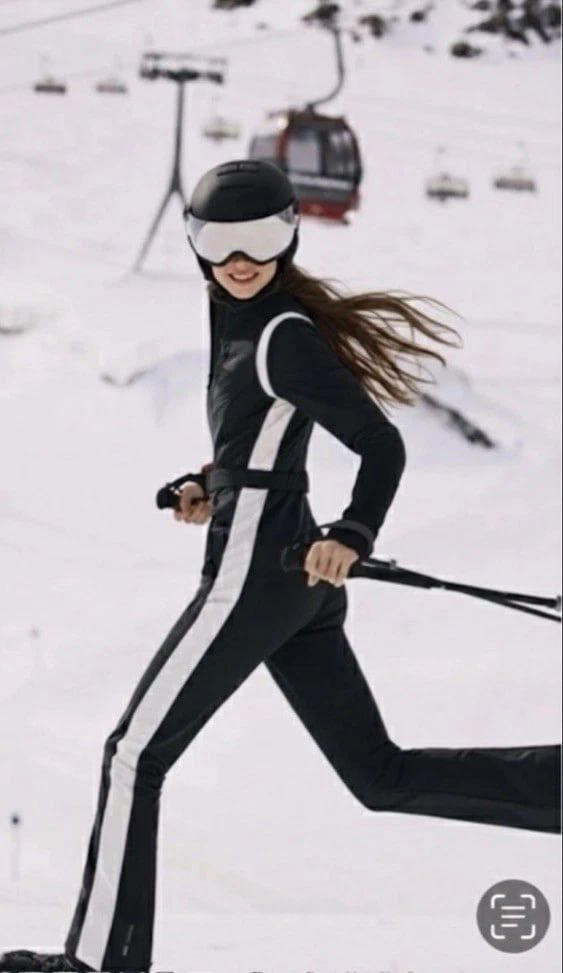 Zara Zara Ski REcco Jumpsuit Snowsuit Fleece Lined Pants Size 30" / US 8 / IT 44 - 2 Thumbnail