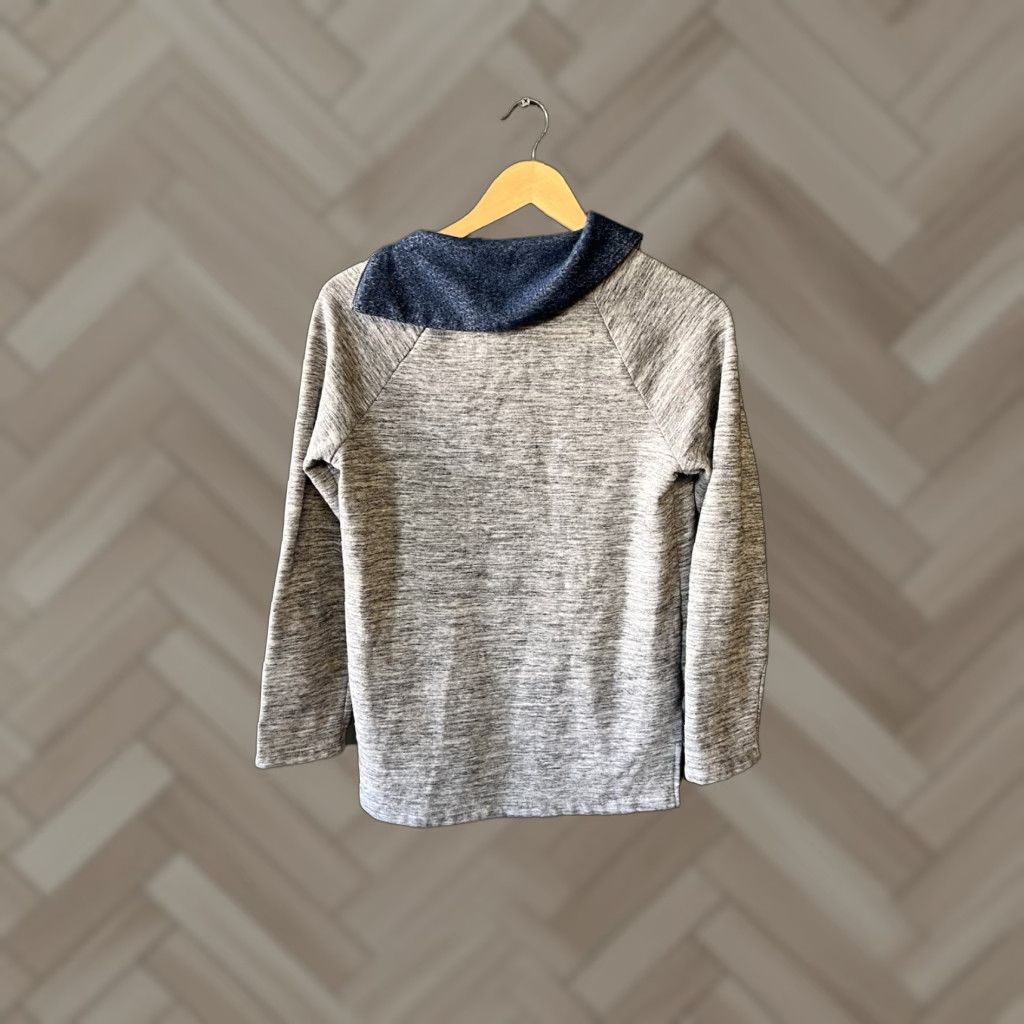 Vintage Chico's Weekends Womens Gray 1/4 Zip Pullover Sweatshirt Knit Size 0 Size XS / US 0-2 / IT 36-38 - 1 Thumbnail