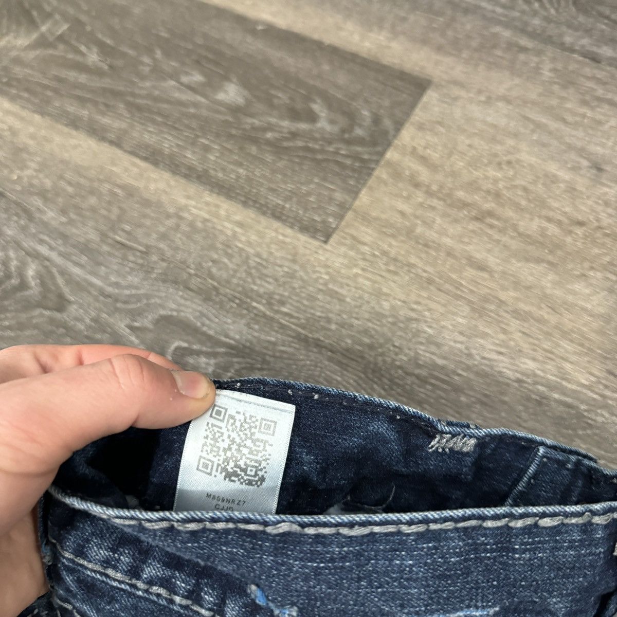 JNCO × True Religion × Vintage Vintage Y2K True Religion baggy wide leg distressed jeans Size US 34 / EU 50 - 6 Thumbnail