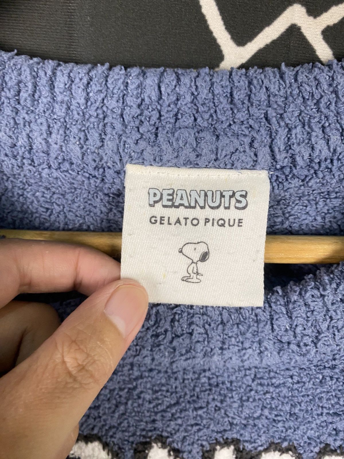 Cartoon Network × Peanuts gelato pique × PEANUTS Baby Moko Jacquard Pullover Size US XL / EU 56 / 4 - 7 Thumbnail