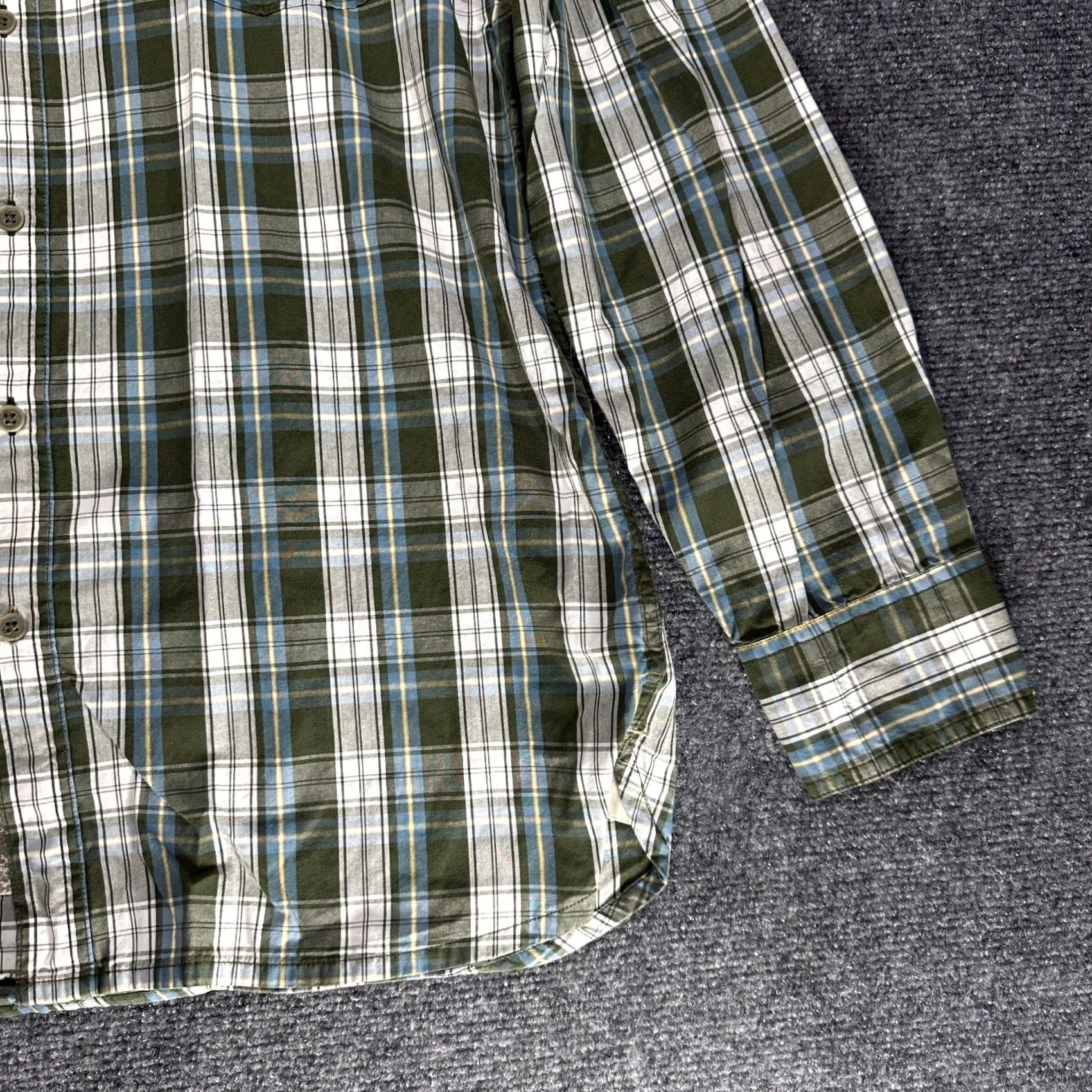 Timberland Timberland Shirt Mens M Green Cotton Plaid Button Up Pocket Long Sleeve Size US M / EU 48-50 / 2 - 3 Thumbnail