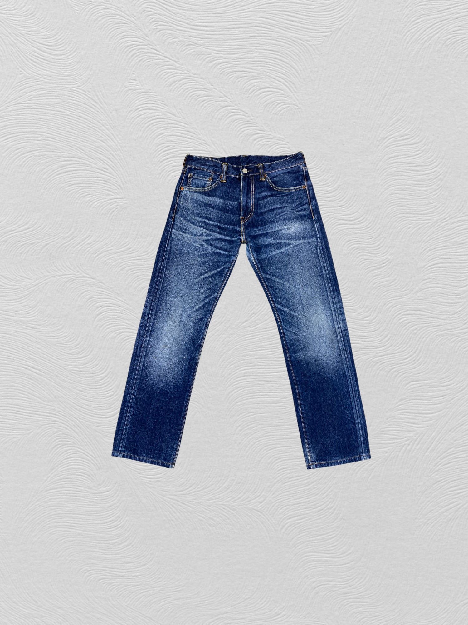 Levi's Distressed Blue Levi's 505 Jeans 30x30 Denim-SJ163 Size US 30 / EU 46 - 1 Thumbnail