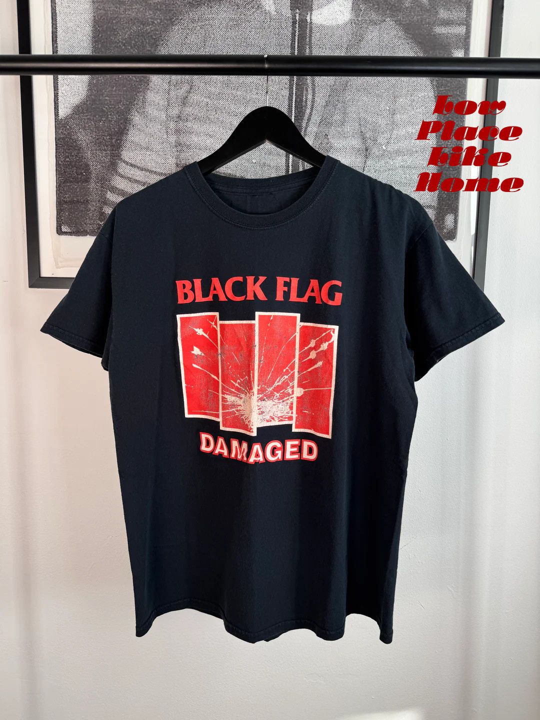 Vintage 🚭 VINTAGE CLASSIC 🚭 90s BLACK FLAG "DAMAGED" GRAPHIC SHIRT Size US L / EU 52-54 / 3 - 1 Thumbnail