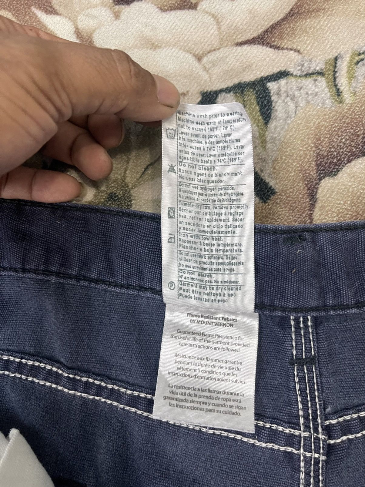 Carhartt Vintage Carhartt FR NFPA 2112 Cargo Pant Faded Work Pant Size US 42 / EU 58 - 14 Thumbnail