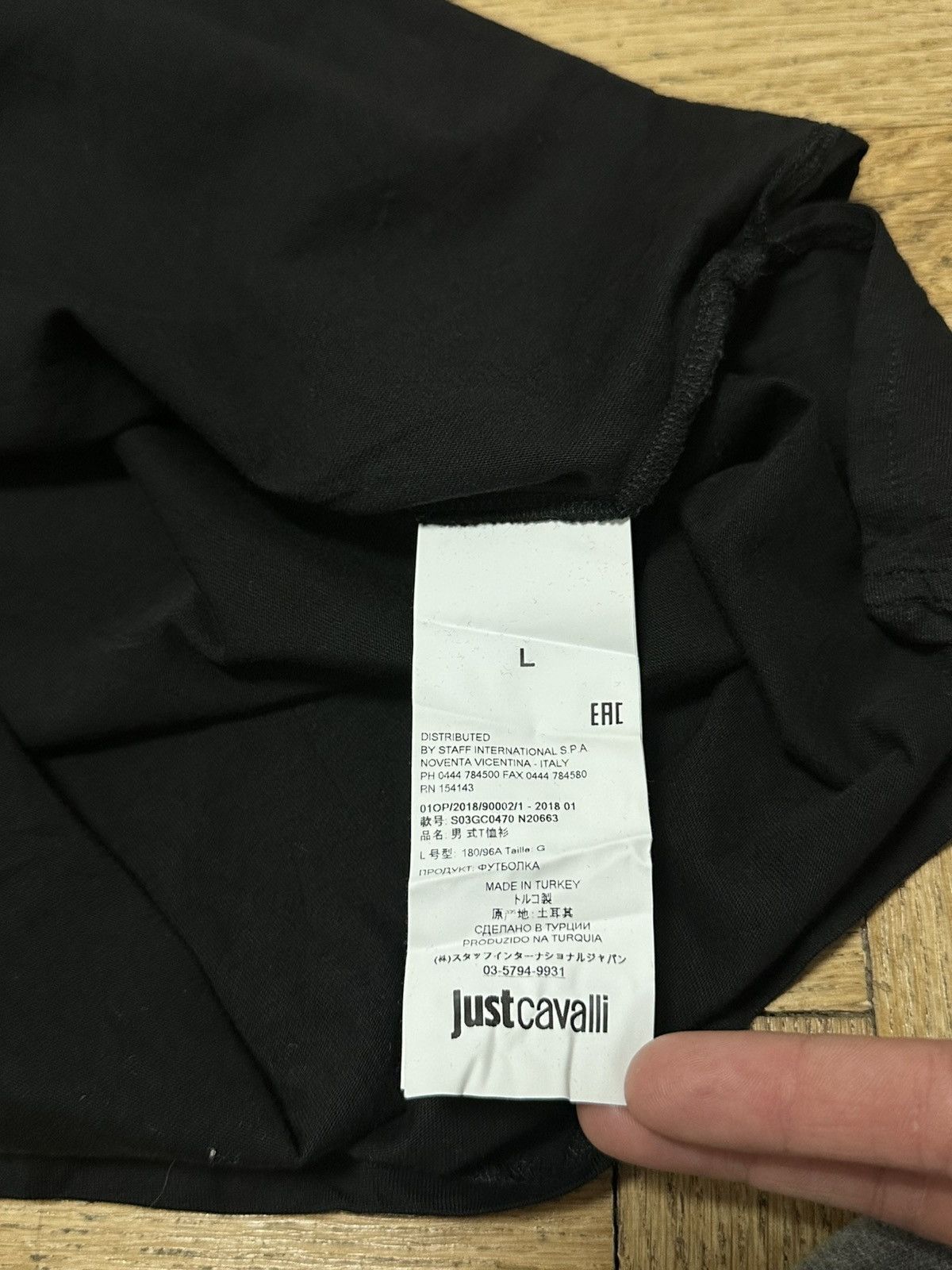 Just Cavalli Just Cavalli Men’s T-Shirt Size L Size US L / EU 52-54 / 3 - 6 Thumbnail