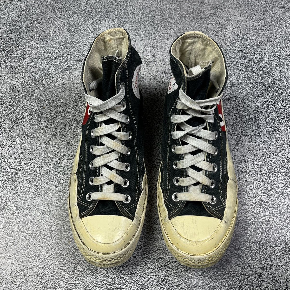 Converse × Comme des Garçons PLAY High Top Sneakers