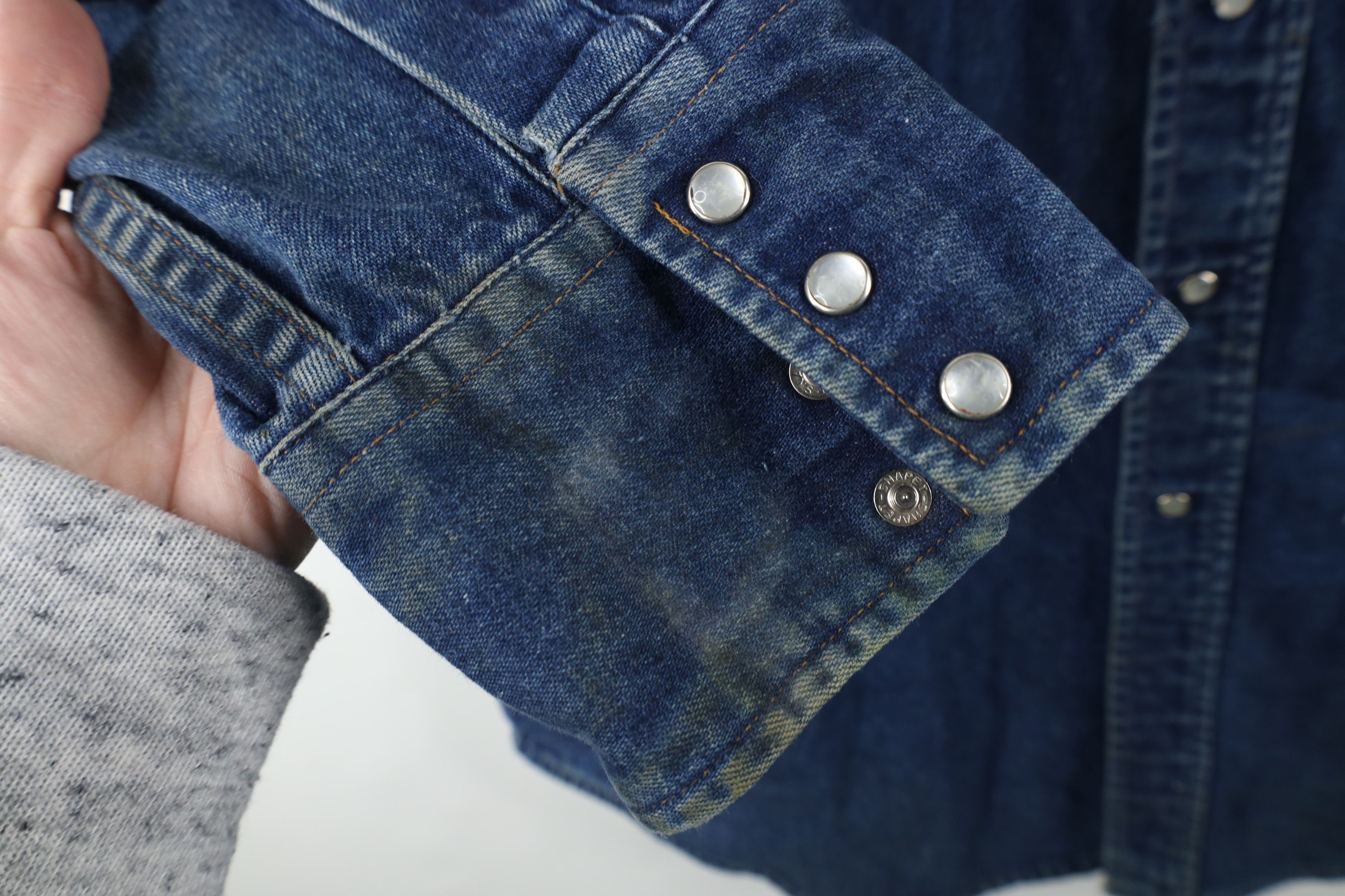 Carhartt × Vintage Vintage 90s Carhartt Western Cowboy Snap Button Shirt USA Size US XXL / EU 58 / 5 - 4 Thumbnail