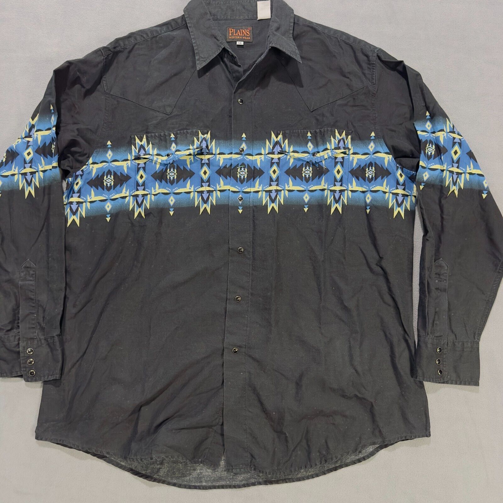 Other Western Button Up Shirt Plains Vintage Men's XL 90s Y2K Size US XL / EU 56 / 4 - 1 Thumbnail
