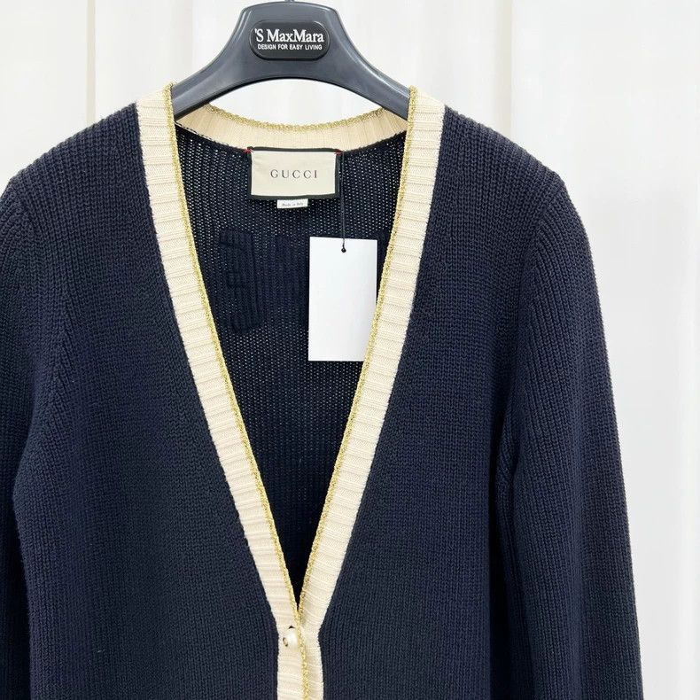 Gucci Gucci Embroidered Knit Cardigan with Pearl Buttons-2506 Size XS / US 0-2 / IT 36-38 - 3 Thumbnail