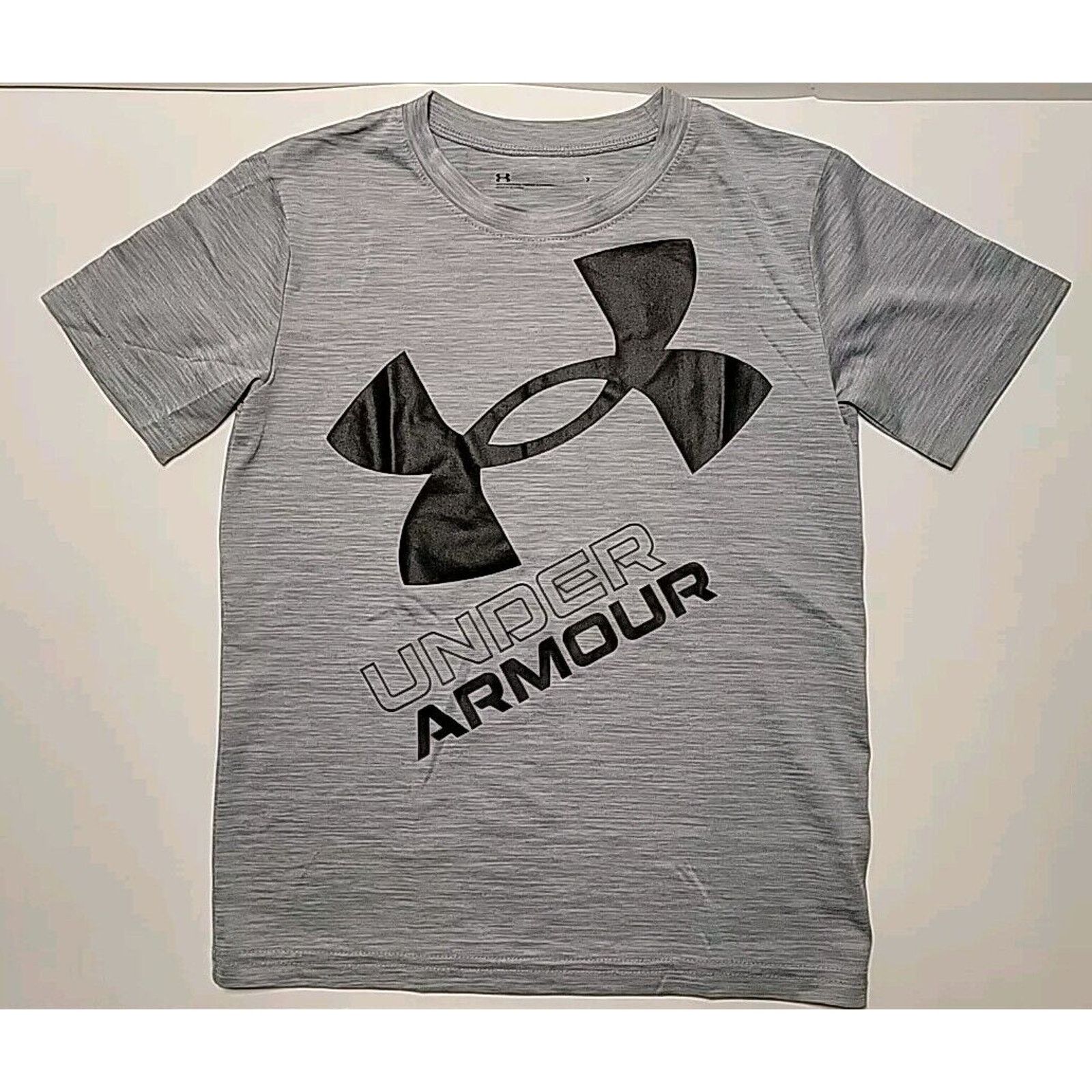 Under Armour UNDER ARMOUR Logo Childs 7 T-Shirt GRAY Breathable Sports Size US XXS / EU 40 - 1 Thumbnail