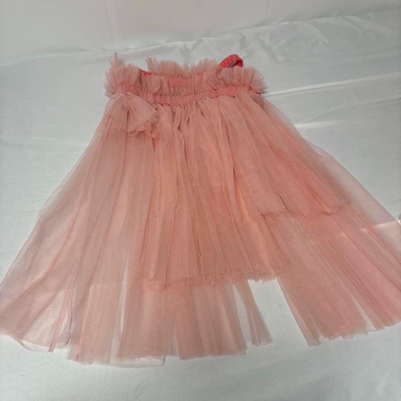 Comme des Garcons Comme des Garcons size S Pink retro yarn yarn overskirt Size 23" - 2 Thumbnail