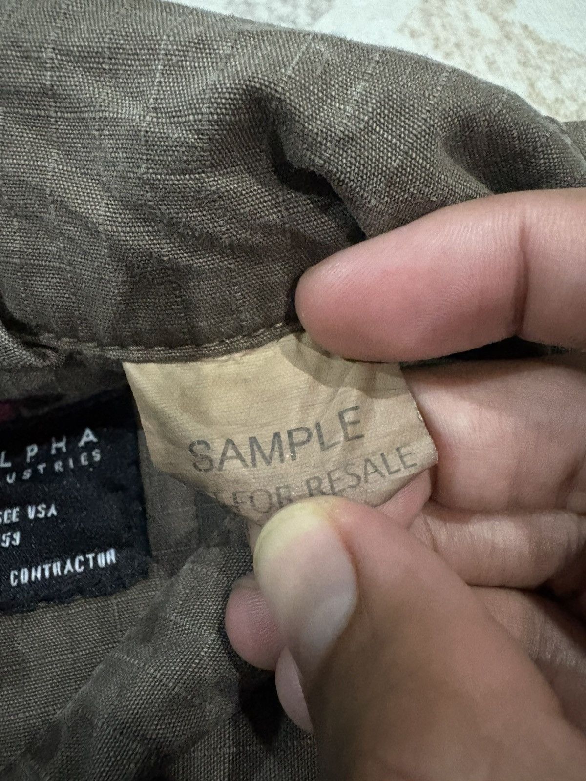 Alpha Industries Sample Alpha Industries Ripstop Military Field Jacket Brown Size US L / EU 52-54 / 3 - 15 Thumbnail