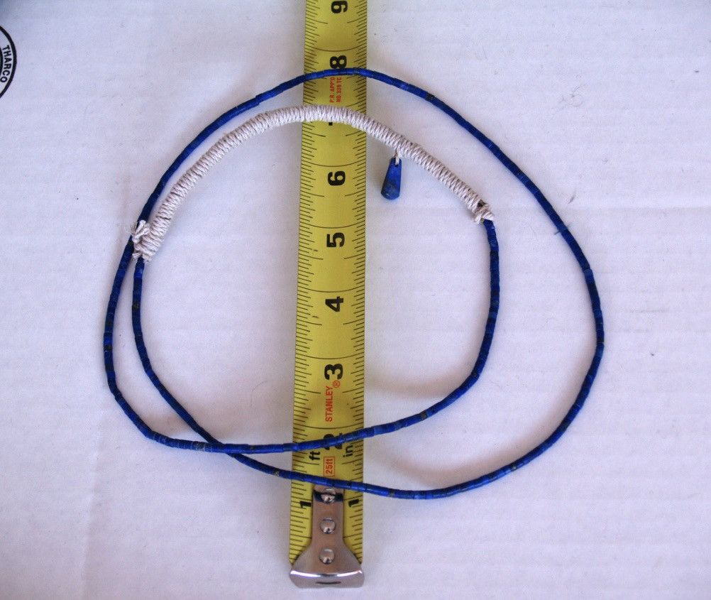 Vintage Santo Domingo Lapis HEISHI NECKLACE RAY LOVATO 36” Size ONE SIZE - 7 Thumbnail