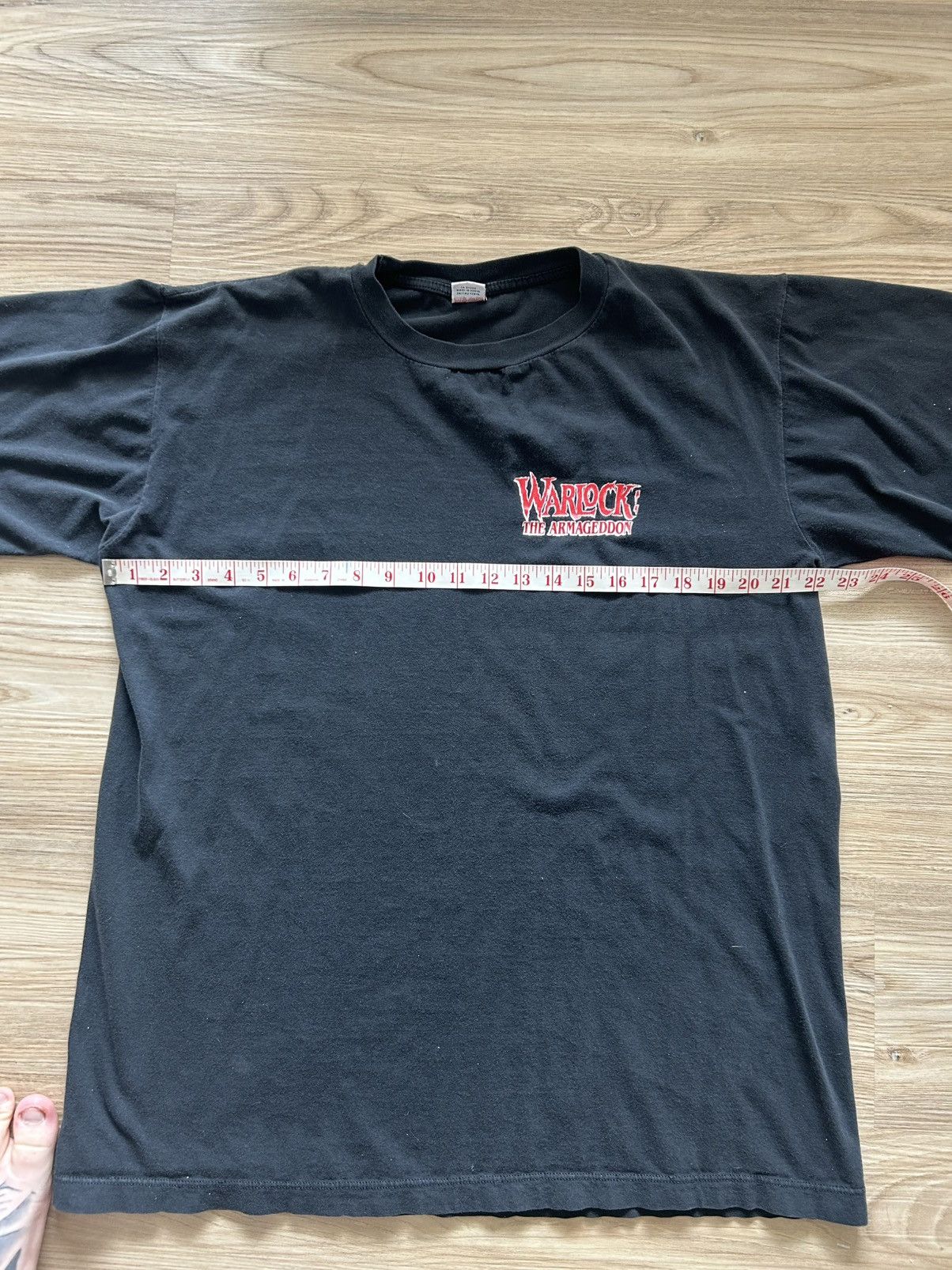 Vintage RARE! Vintage 1993 Warlock the Armageddon Movie Promo Tee Size US XL / EU 56 / 4 - 5 Thumbnail