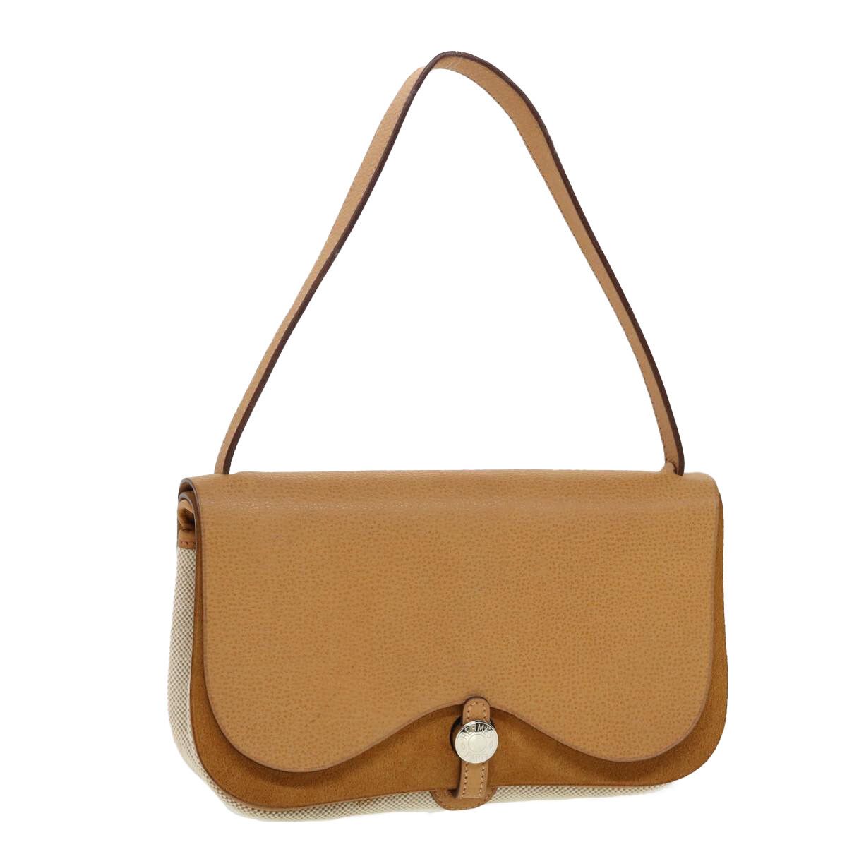 Hermes Hermes Colorado Handbag Leather and Toile Size ONE SIZE - 1 Thumbnail