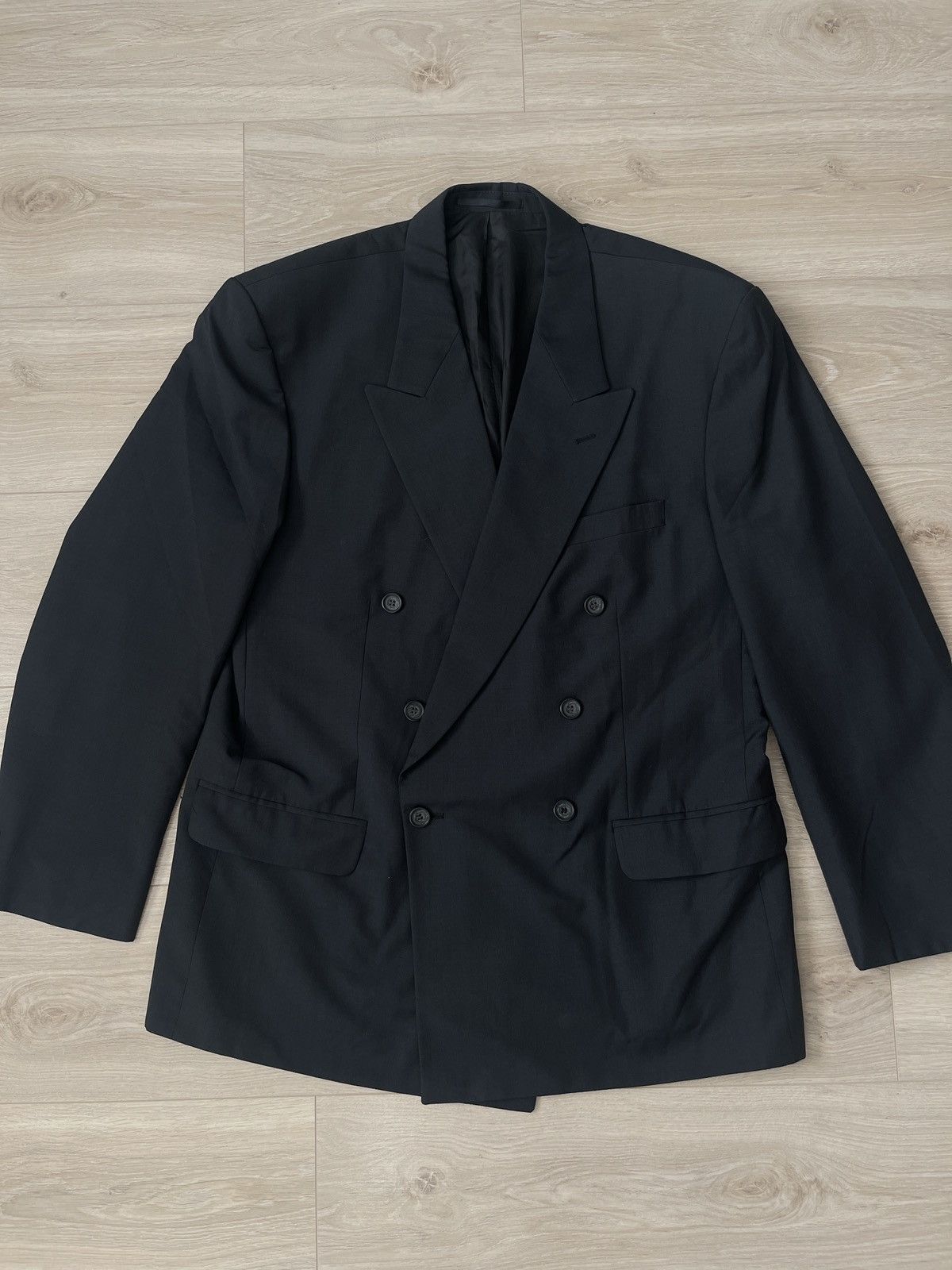Vintage Vintage double-breasted blazer classic jacket turo 54 Size 44R - 8 Thumbnail