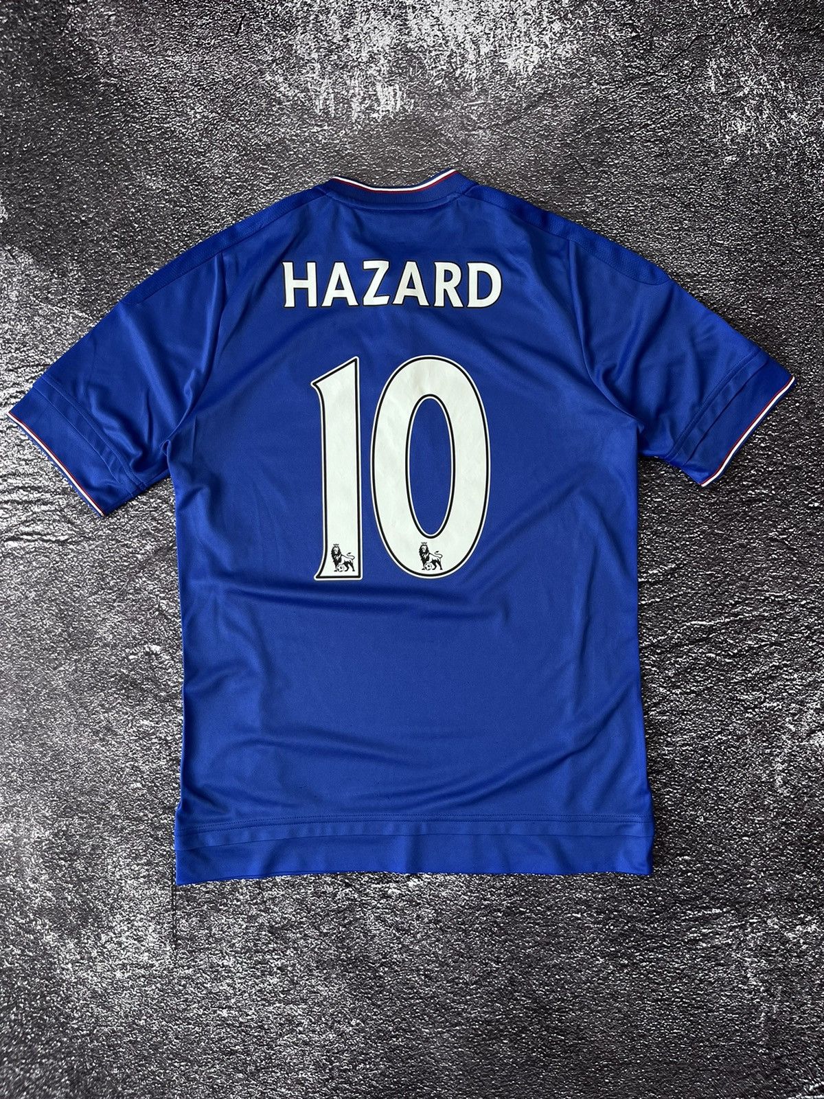 Adidas CHELSEA NIKE 2015 FOOTBALL HOME JERSEY #10 HAZARD Size US S / EU 44-46 / 1 - 1 Thumbnail