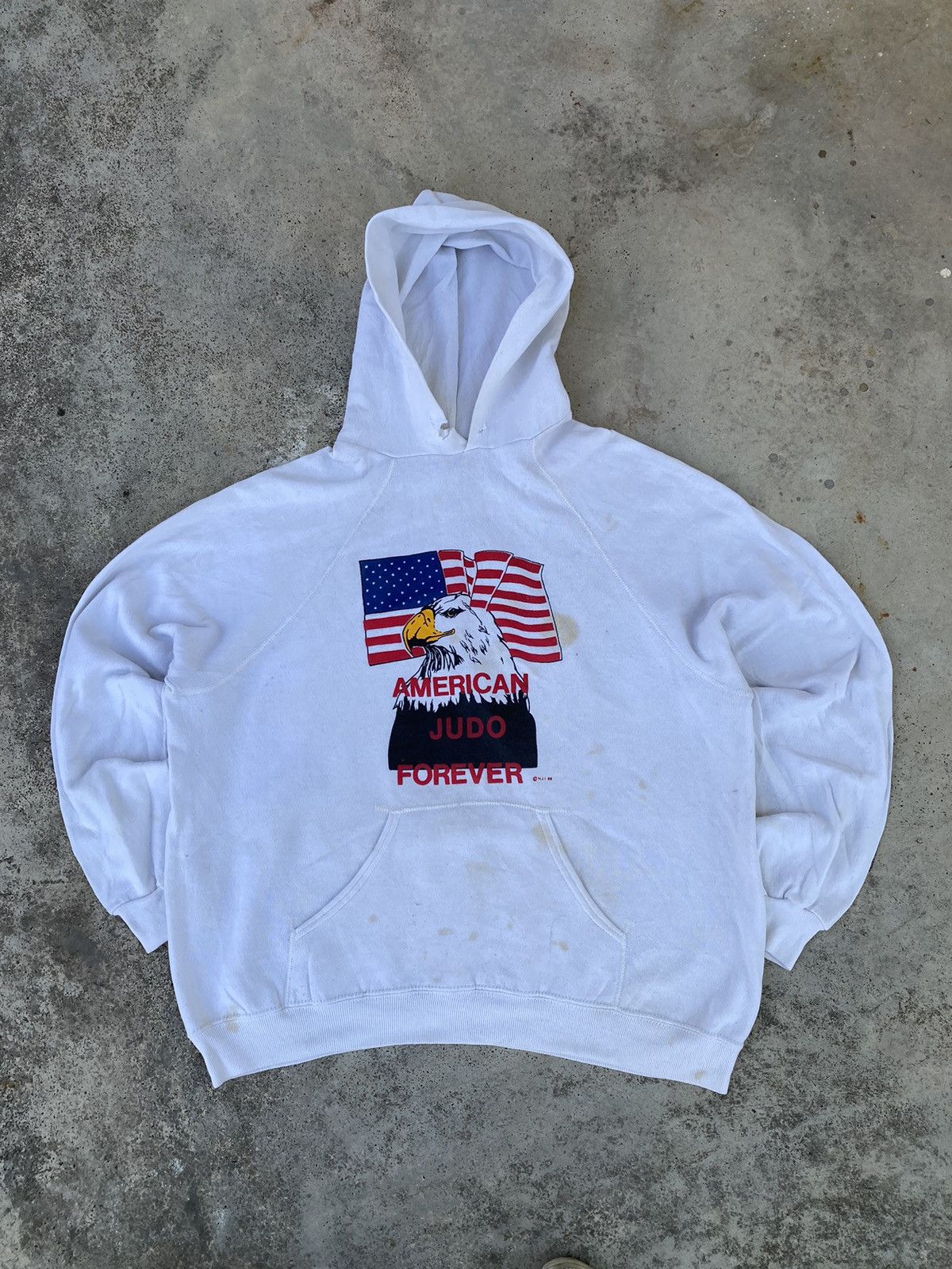 Vintage Distressed Vintage 80s Eagle Graphic Boxy Pull Over Size US XL / EU 56 / 4 - 1 Thumbnail