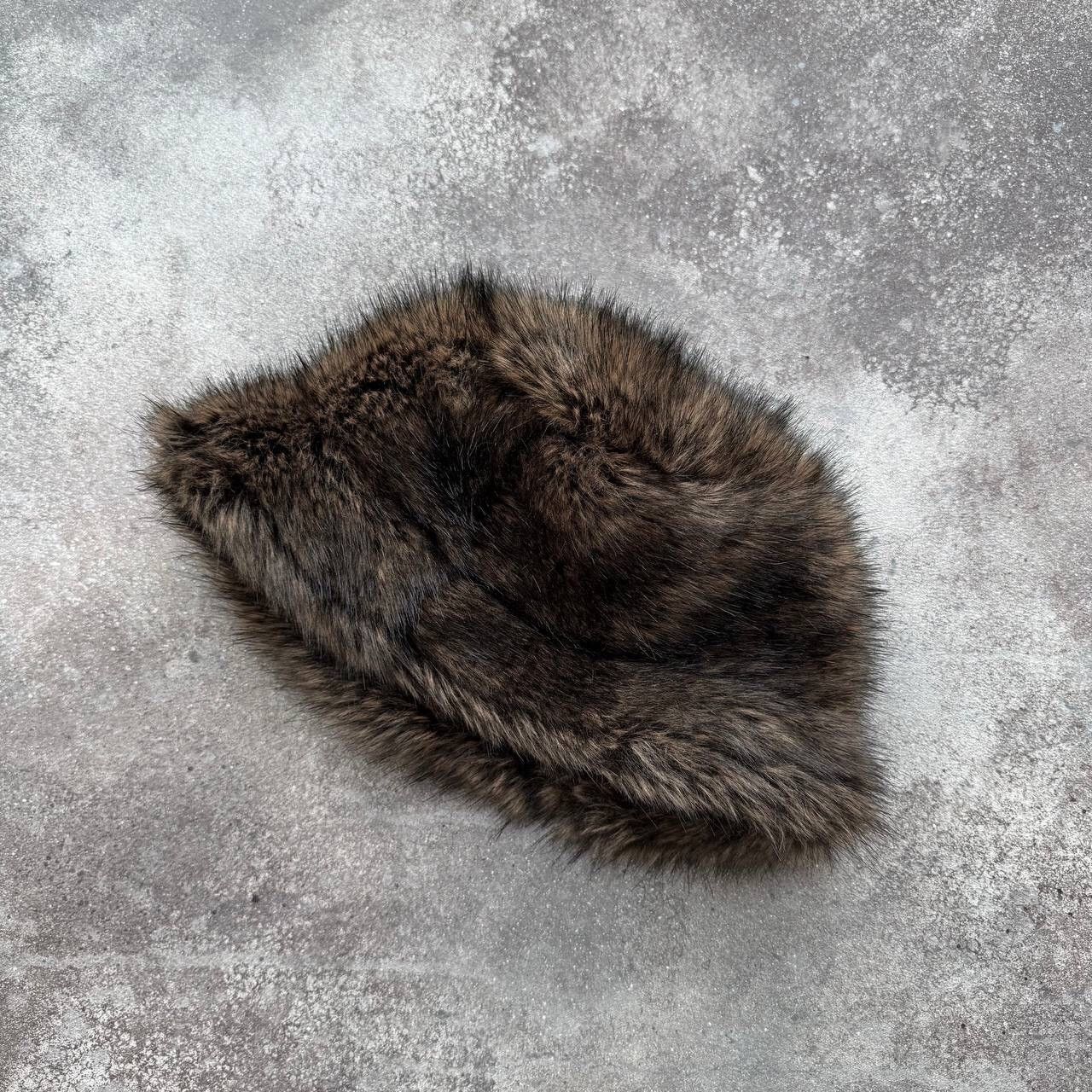 Hysteric Glamour × Japanese Brand × Vintage Amazing Y2K Faux Fur Vintage Bucket Hat Size ONE SIZE - 2 Thumbnail