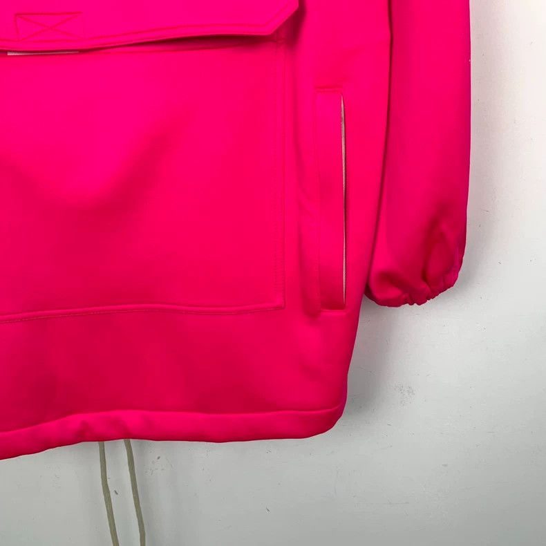 Gucci GucciPink logo embroidered hooded drawstring half-zipper lo Size US XXS / EU 40 - 5 Thumbnail