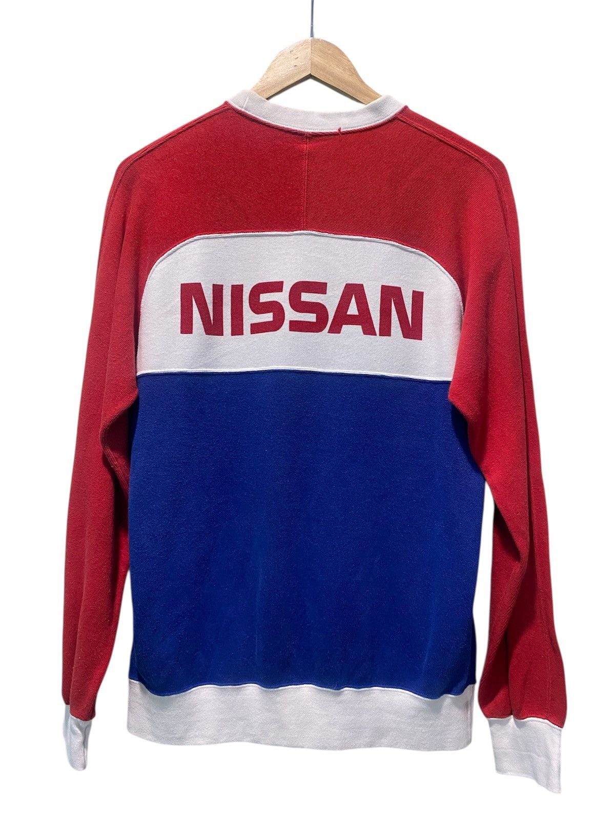 Nissan Rare Vintage 80s Nissan Rally Colour Block Sweatshirt Nismo Size US M / EU 48-50 / 2 - 1 Thumbnail