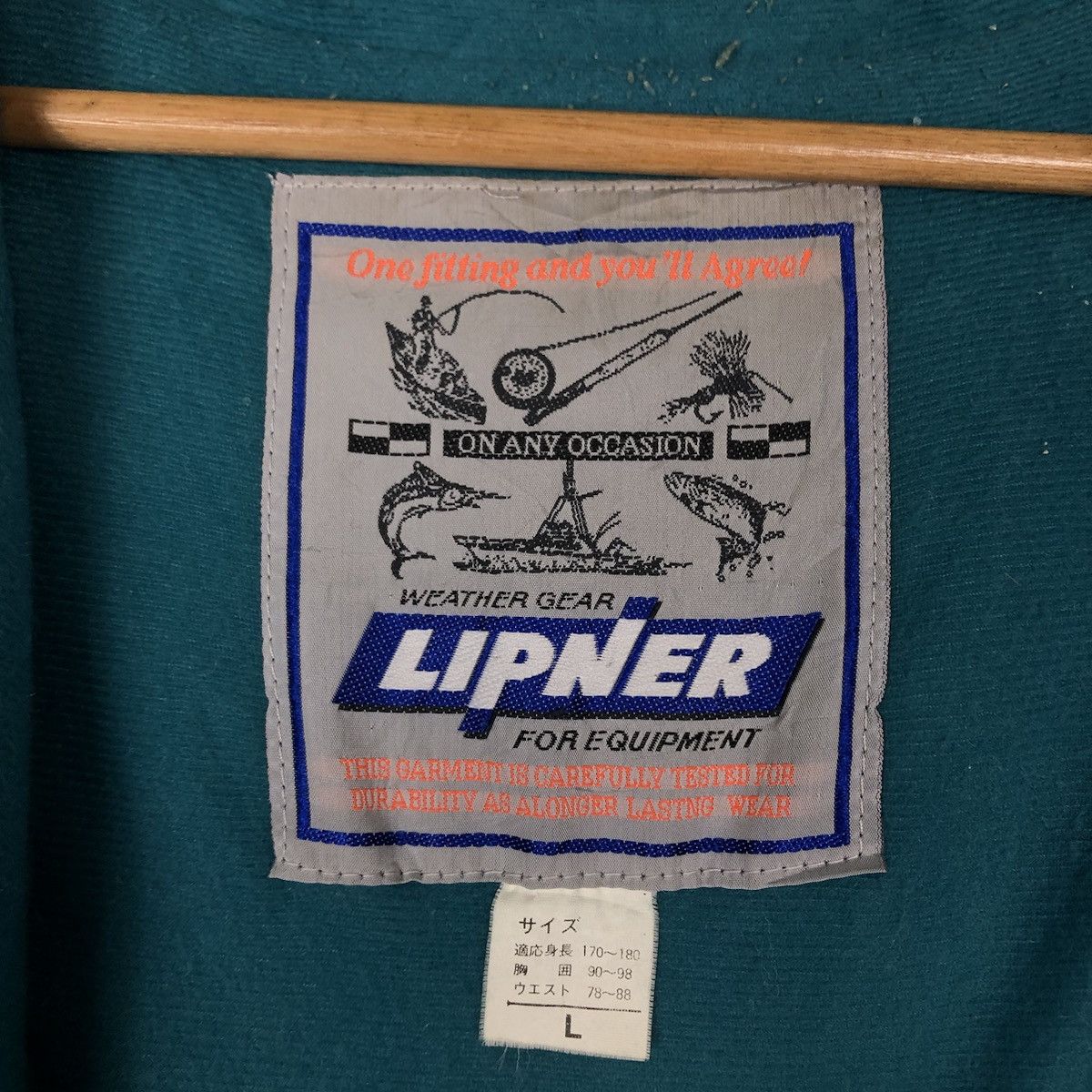 Japanese Brand 🔥Vtg Bomber Jacket Bondage Lipner Racing Big Logo Size US L / EU 52-54 / 3 - 21 Thumbnail