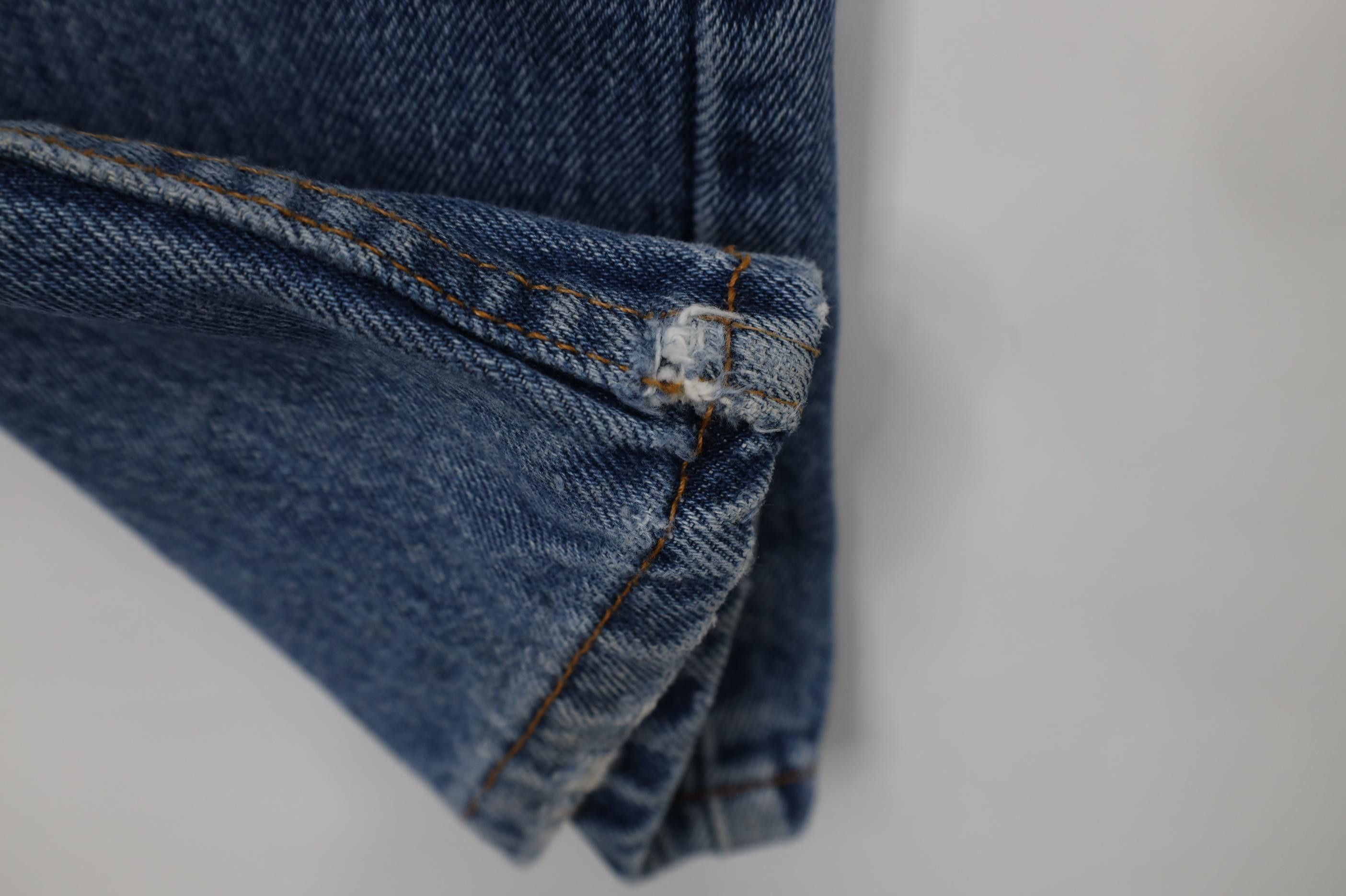 Levi's Vintage Y2K Levis 505 Regular Straight Leg Denim Jeans Blue Size US 33 - 5 Thumbnail