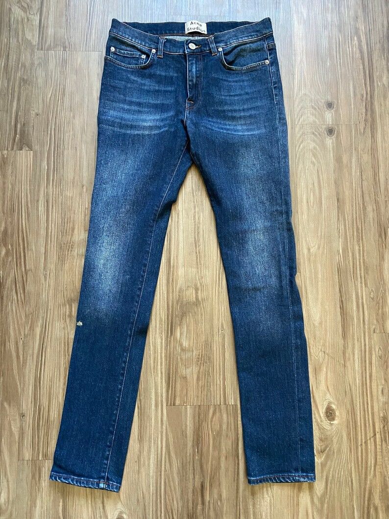 image of Acne Studios Denim Blue Jeans Style Thin Spaniel Vint, Men's (Size 31)