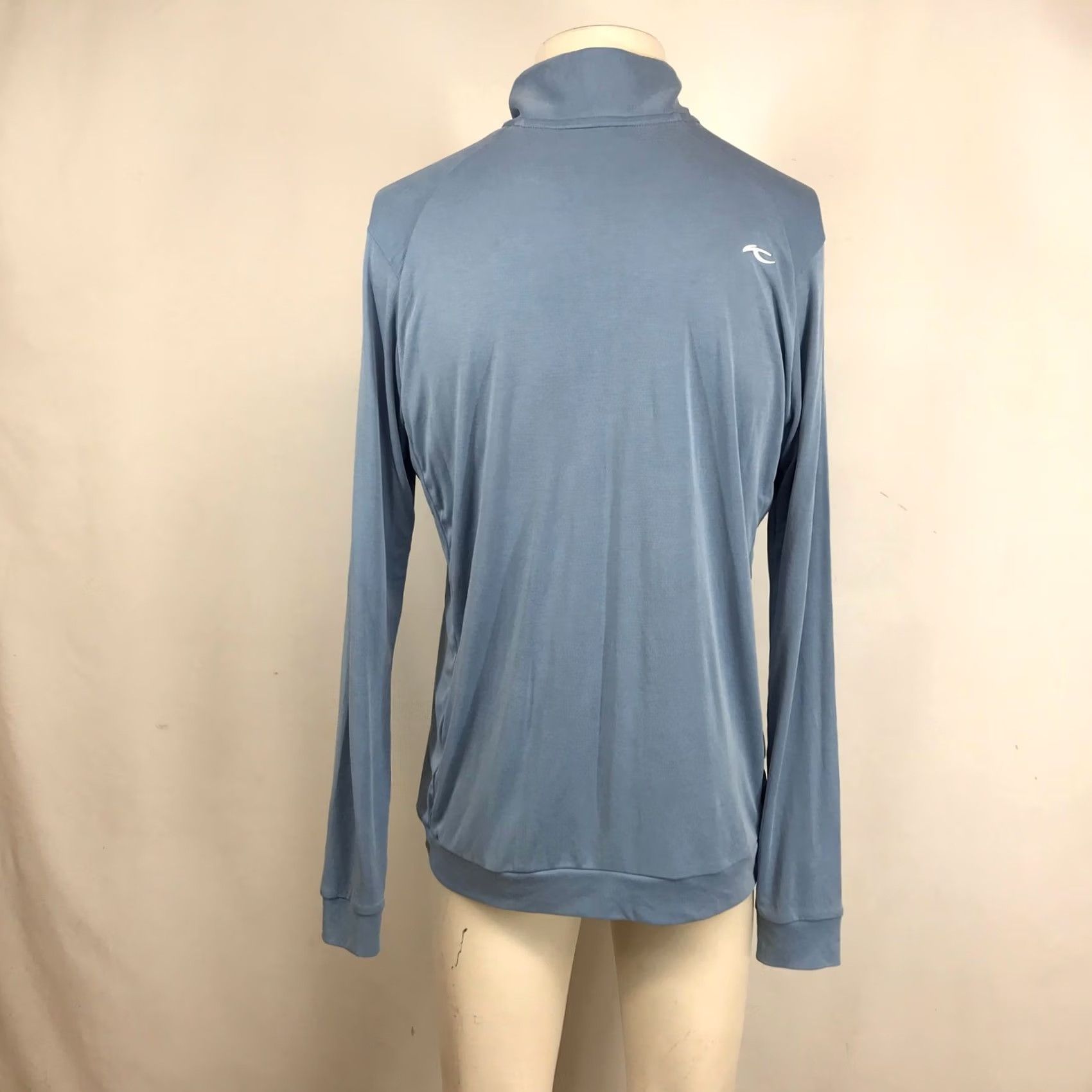 KJUS Kjus Mens Quarter Zip Pullover Light Blue UPF 50+ Performance Top Size M Size US M / EU 48-50 / 2 - 5 Thumbnail