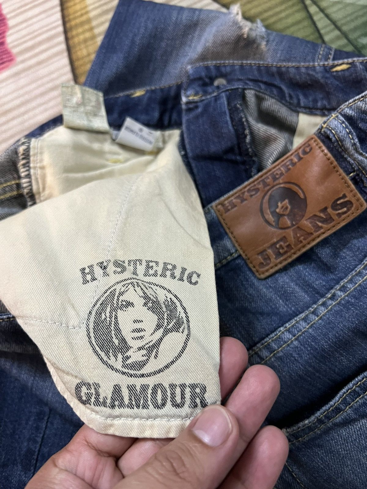 Hysteric Glamour 💥Vintage Hysteric Glamour Distress Short Jean Very Rare Size US 30 / EU 46 - 18 Thumbnail