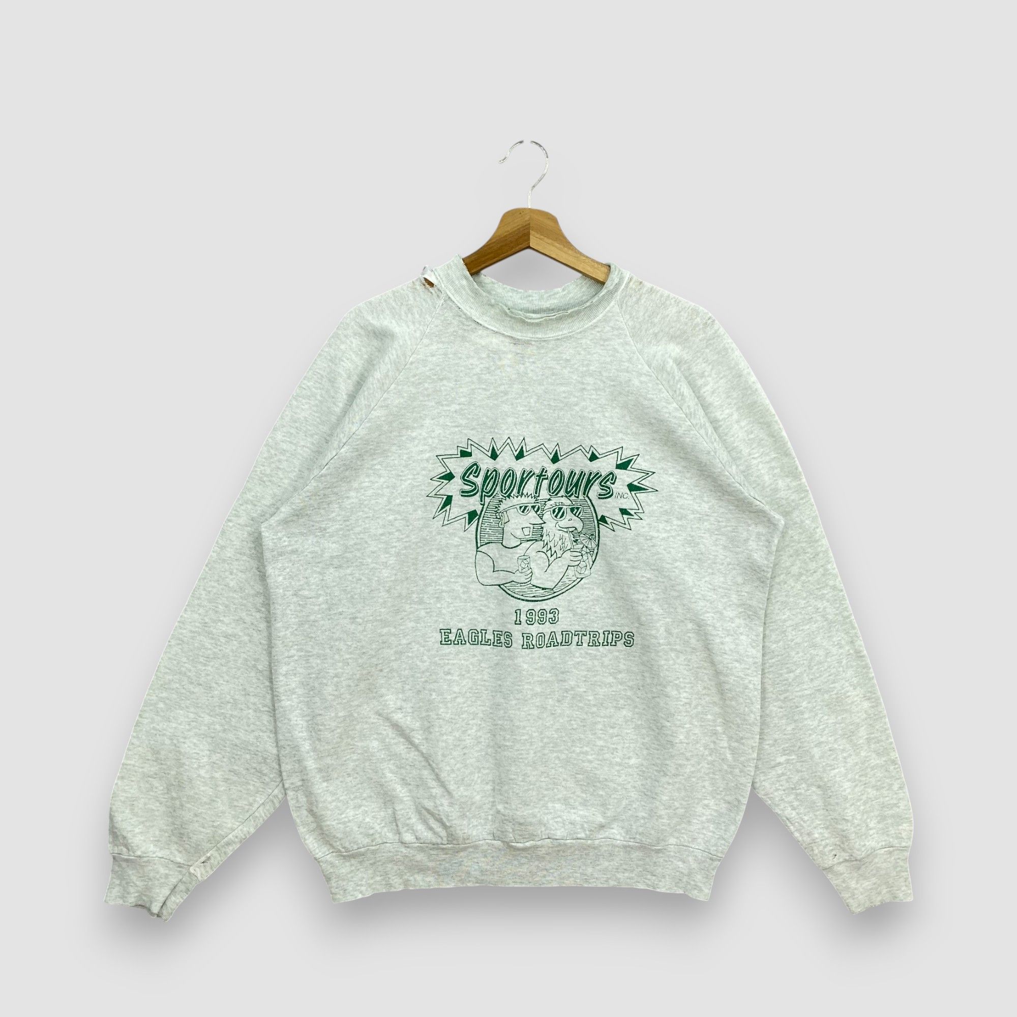 Vintage Vintage 1993 Sportours Eagles Roadtrips Pullover Sweatshirt Size US L / EU 52-54 / 3 - 1 Thumbnail