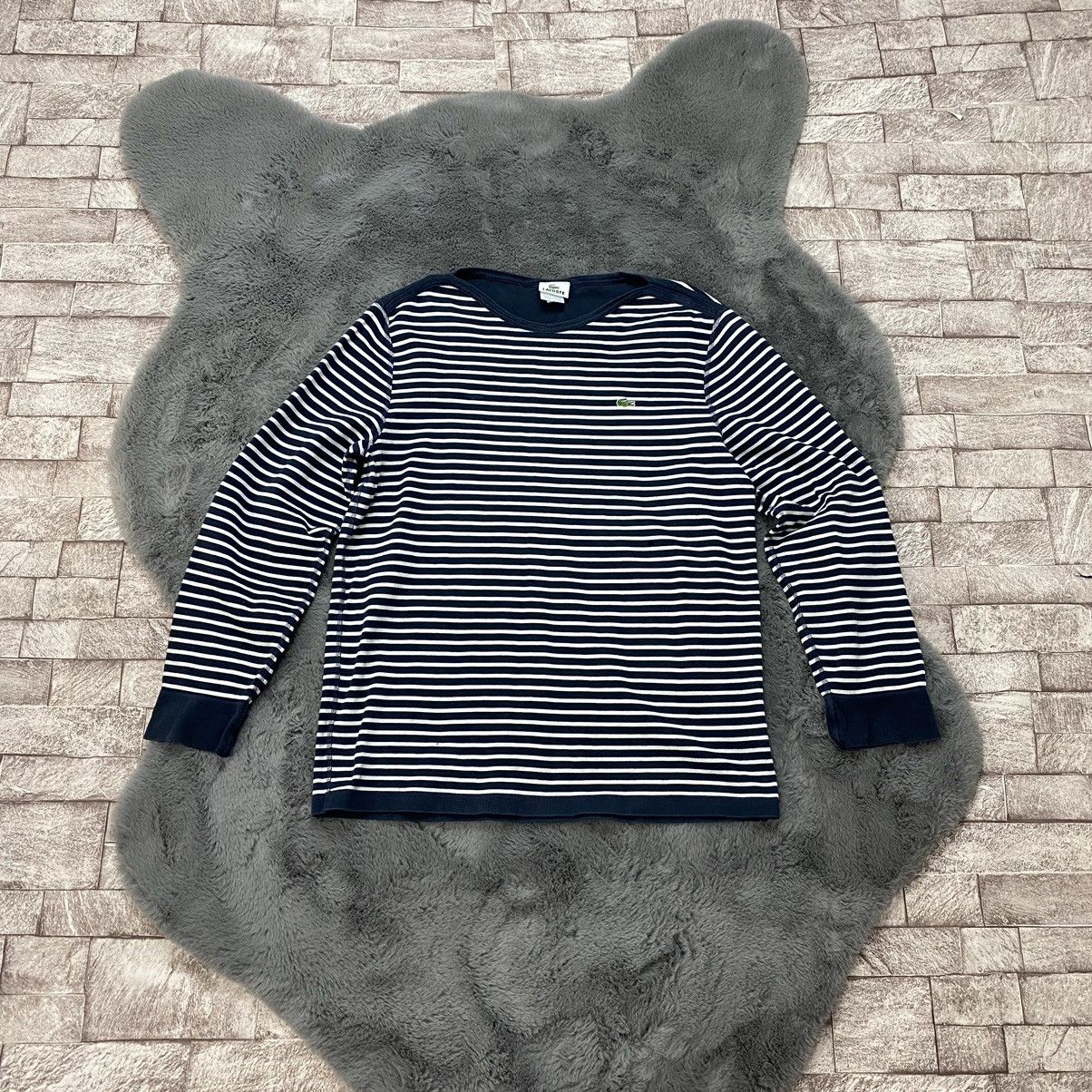 Japanese Brand × Lacoste Vintage Lacoste Sweater Striped Mini Logo Avant Garde Luxury Size US M / EU 48-50 / 2 - 1 Thumbnail