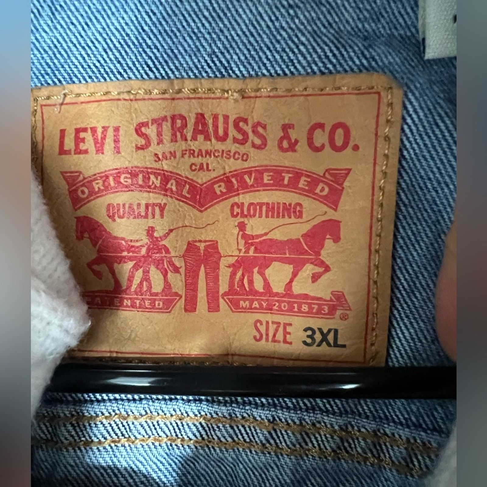 Levi's Levi’s Denim Jeans Hybrid Hoodie Trucker Jacket XXXL CLEAN Size US XXL / EU 58 / 5 - 9 Thumbnail