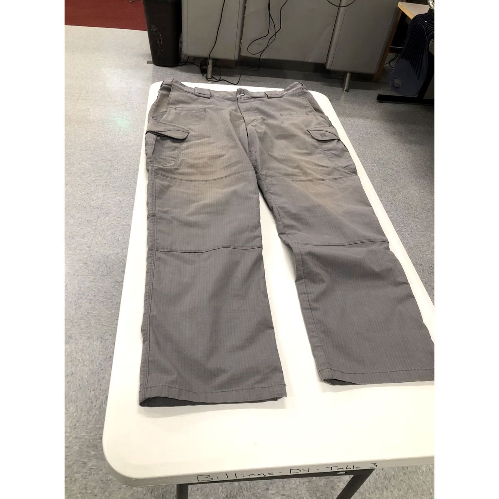 Vintage 5.11 Tactical Series Men 36 x 31 Gray Stripe Cargo Carry Pants Shirt Size US 36 / EU 52 - 4 Thumbnail