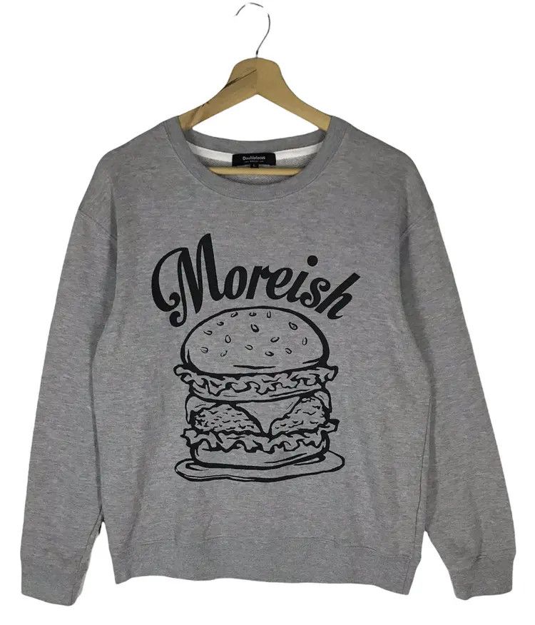 Japanese Brand Double Focus Moreish Sweatshirts Size US L / EU 52-54 / 3 - 1 Thumbnail