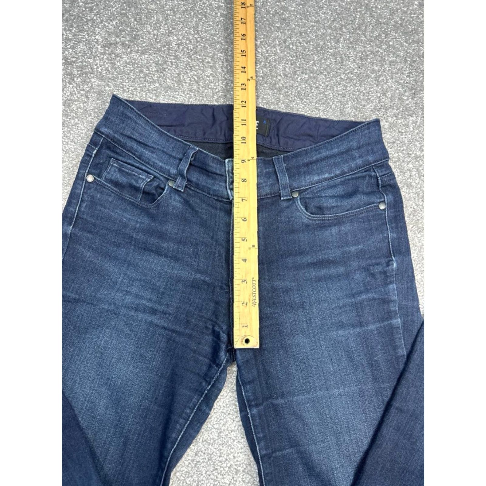 Paige Paige Hidden Hills Jeans Womens 28 Blue Denim Mid Rise 28x31 Bootcut Pants Cotton Spandex Rayon 5-Pocket Design Vintage No Size 28" / US 6 / IT 42 - 4 Thumbnail