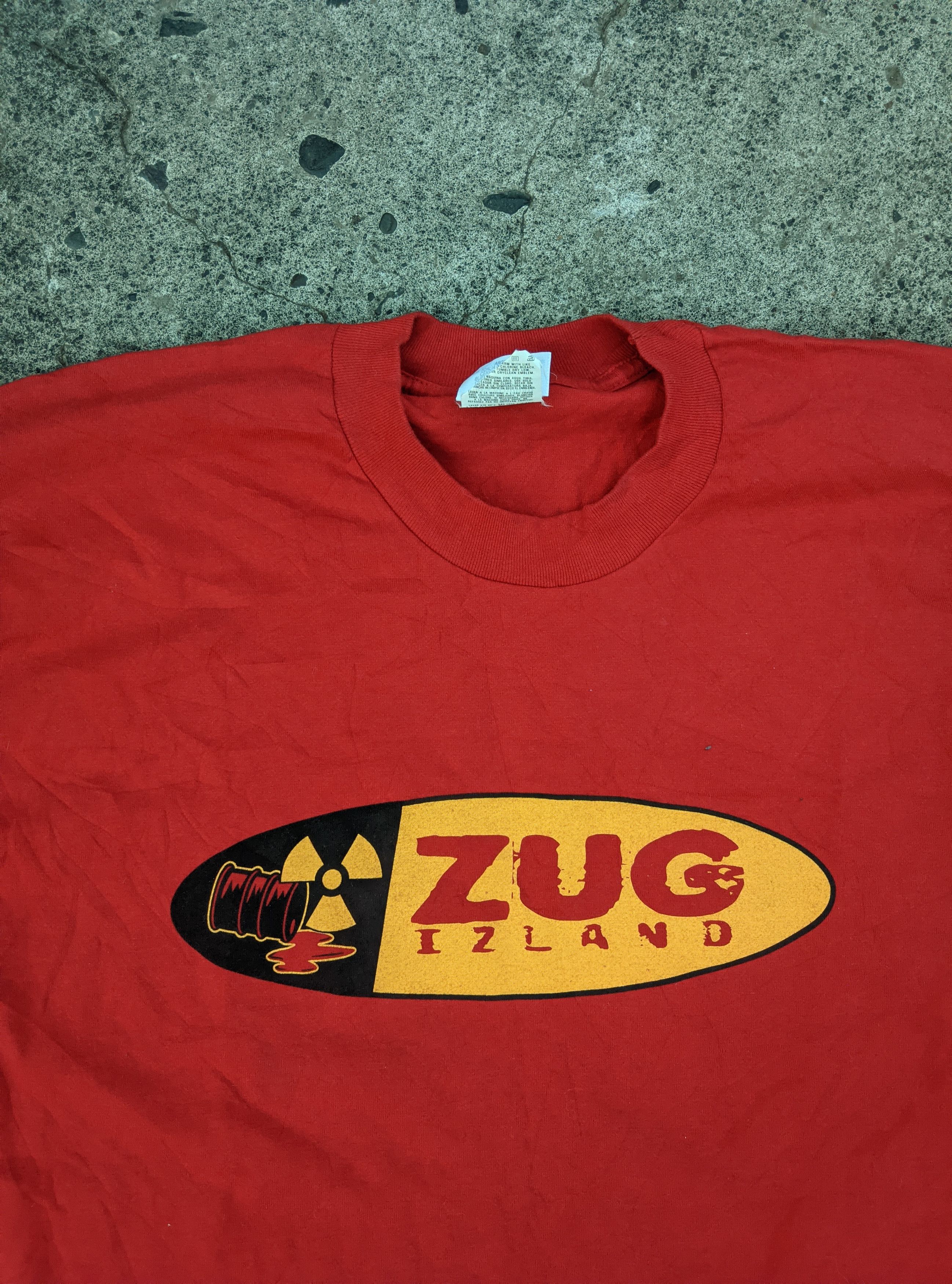 Band Tees × Vintage Vintage 2003 Zug Izland cracked tiles signed tshirt Size US XL / EU 56 / 4 - 6 Thumbnail