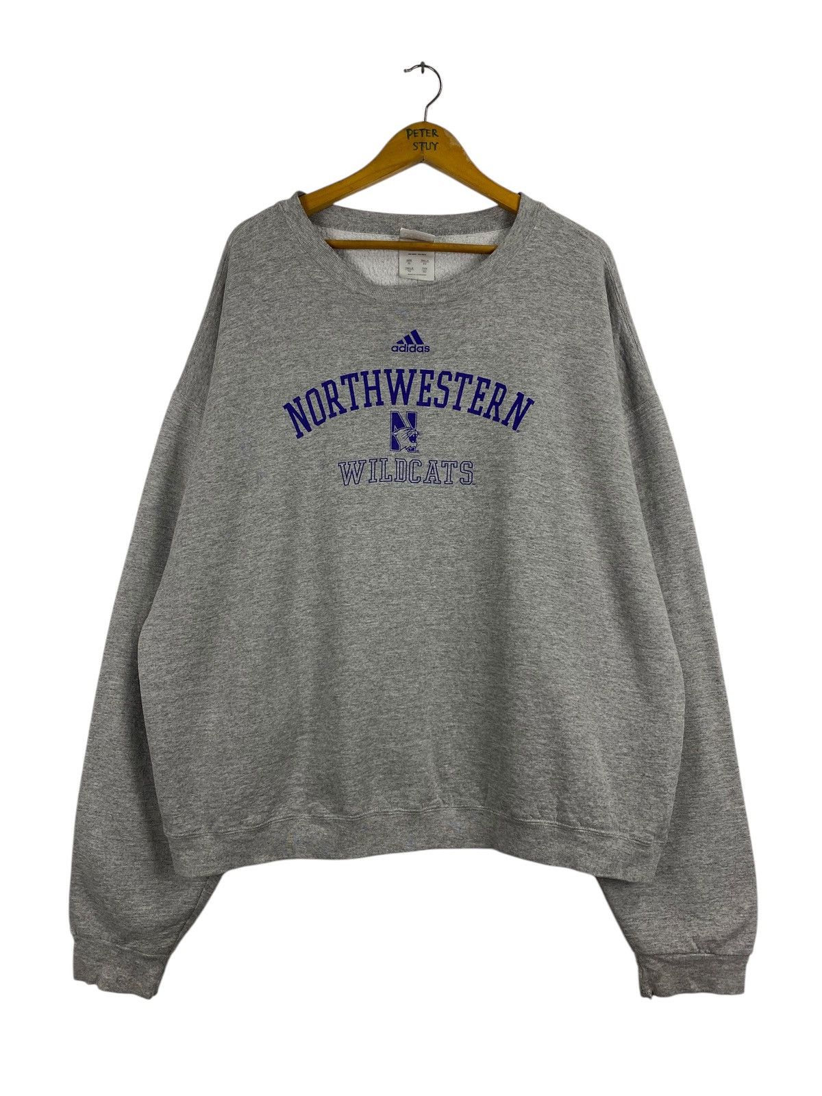 Adidas × Vintage Vintage Adidas Northweston Sweatshirt Size US XL / EU 56 / 4 - 1 Thumbnail