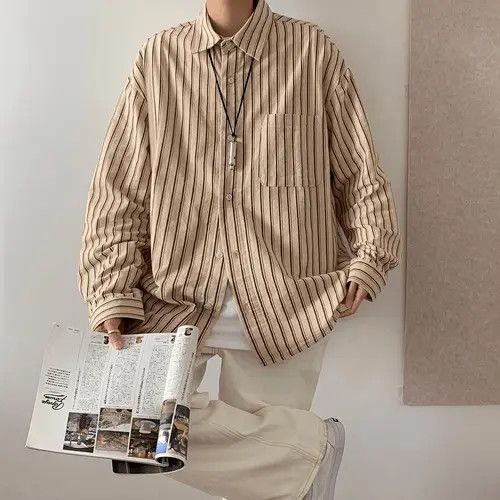 Other Kitajima x Reiya Striped Long Sleeve Shirt Size US M / EU 48-50 / 2 - 1 Thumbnail