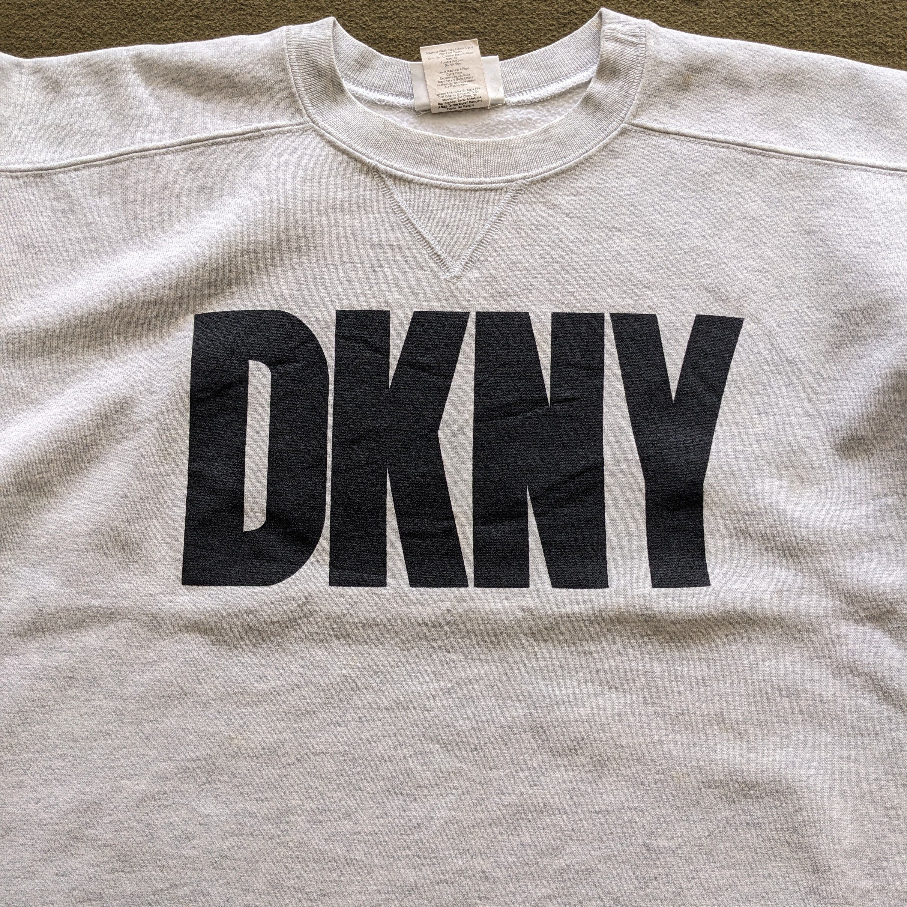 DKNY Vintage DKNY JEANS American Style Baggy Sweatshirt Size US L / EU 52-54 / 3 - 2 Thumbnail