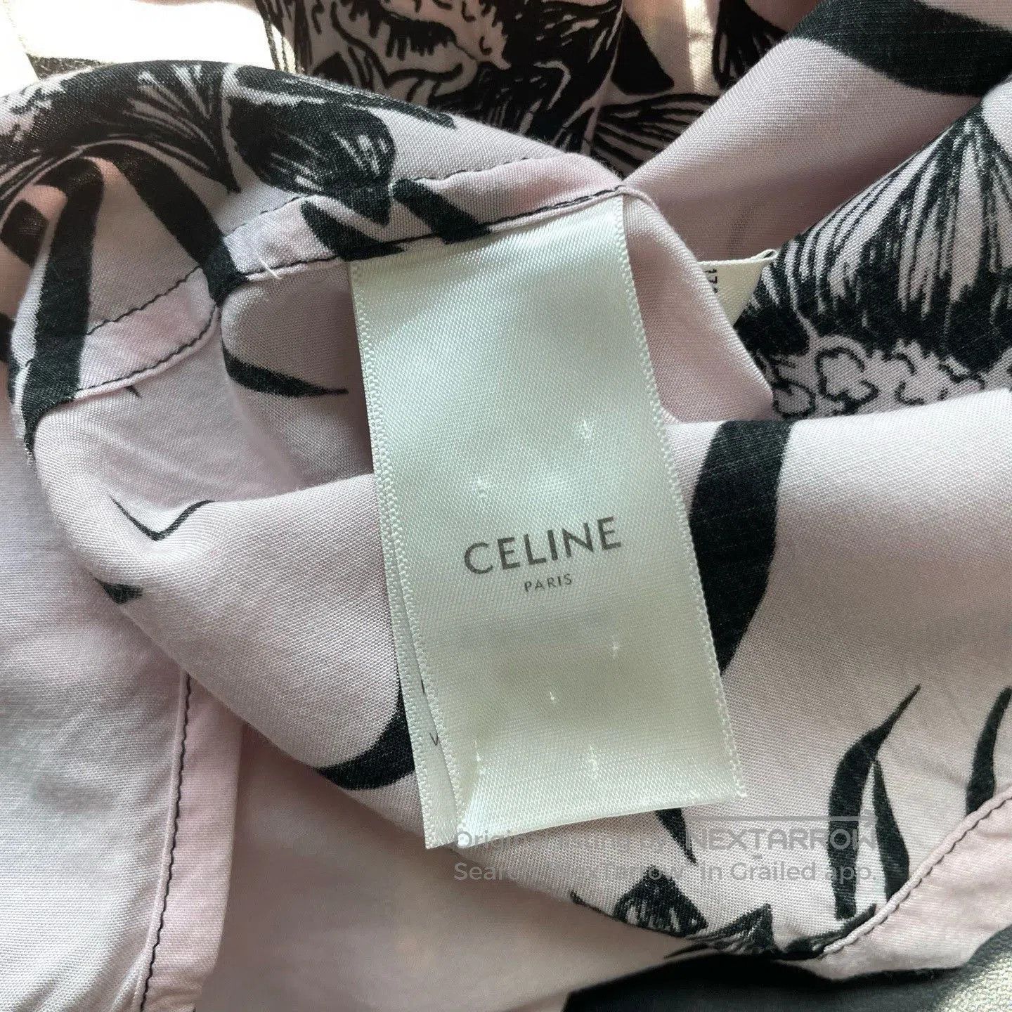 Celine Celine Pink King Protea Print Hawaiian Shirt. Size US M / EU 48-50 / 2 - 5 Thumbnail